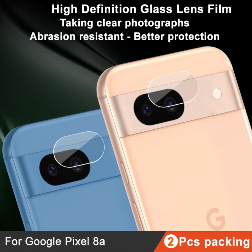 Gehard Glas 0.2mm Camera Protector (2-pack) Google Pixel 8a transparant
