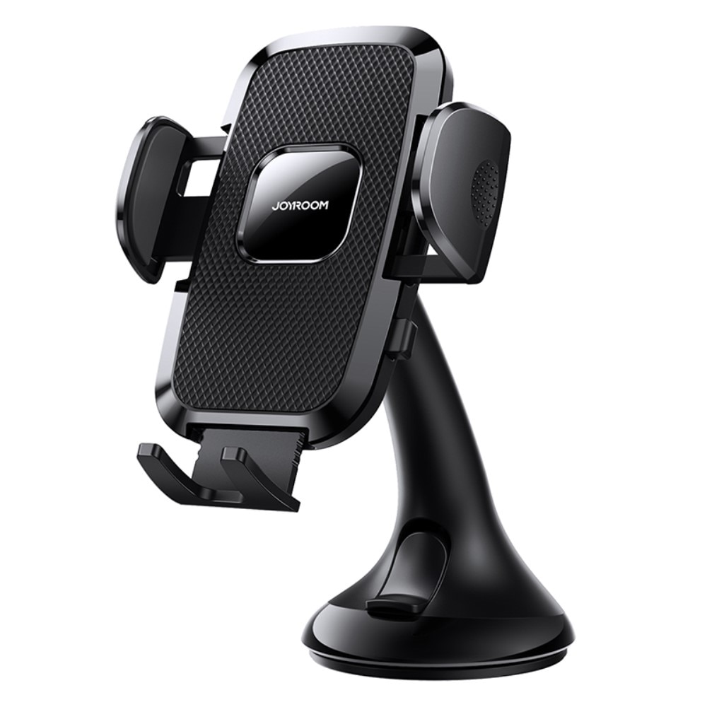 JR-ZS259 Windshield/Dashboard Mechanical Car Phone Holder Zwart