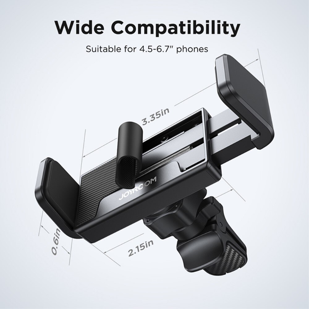 JR-ZS377 Smartphone houder Auto Air Vent Mount zwart