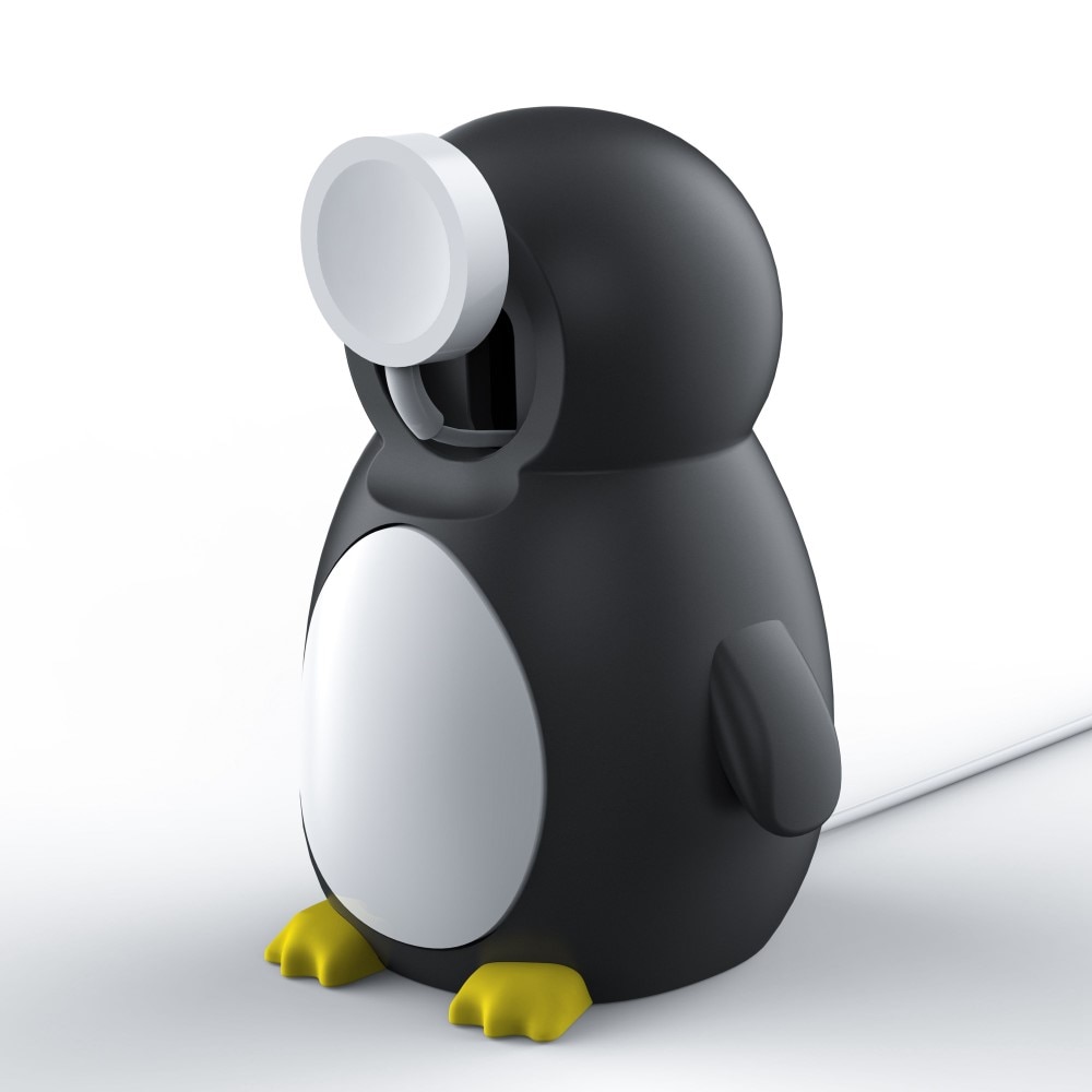 Apple Watch Oplaadstandaard zwarte pinguïn