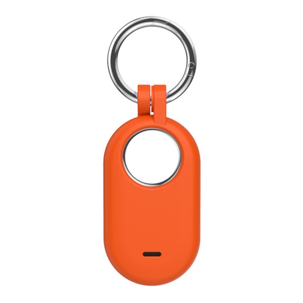 Samsung Galaxy SmartTag 2 Siliconen cover/Sleutelhanger oranje