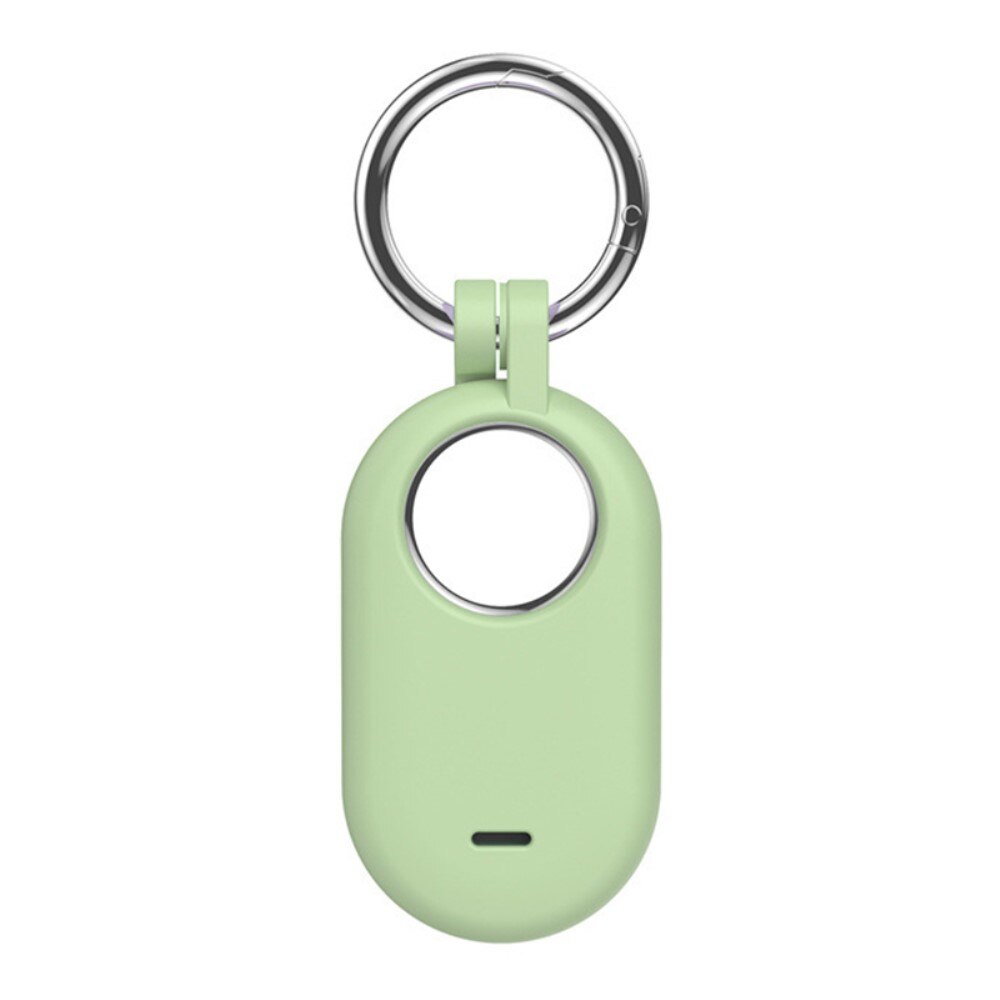 Samsung Galaxy SmartTag 2 Siliconen cover/Sleutelhanger licht groen