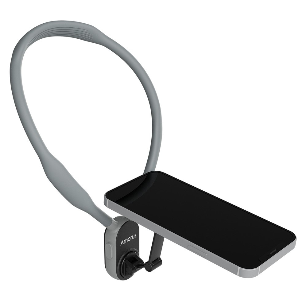 Universal MagSafe Telefoonhouder Halsband grijs