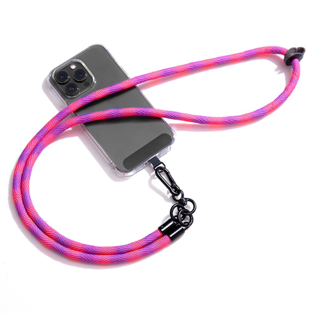 Universeel Phone Shoulder Strap roze/paars