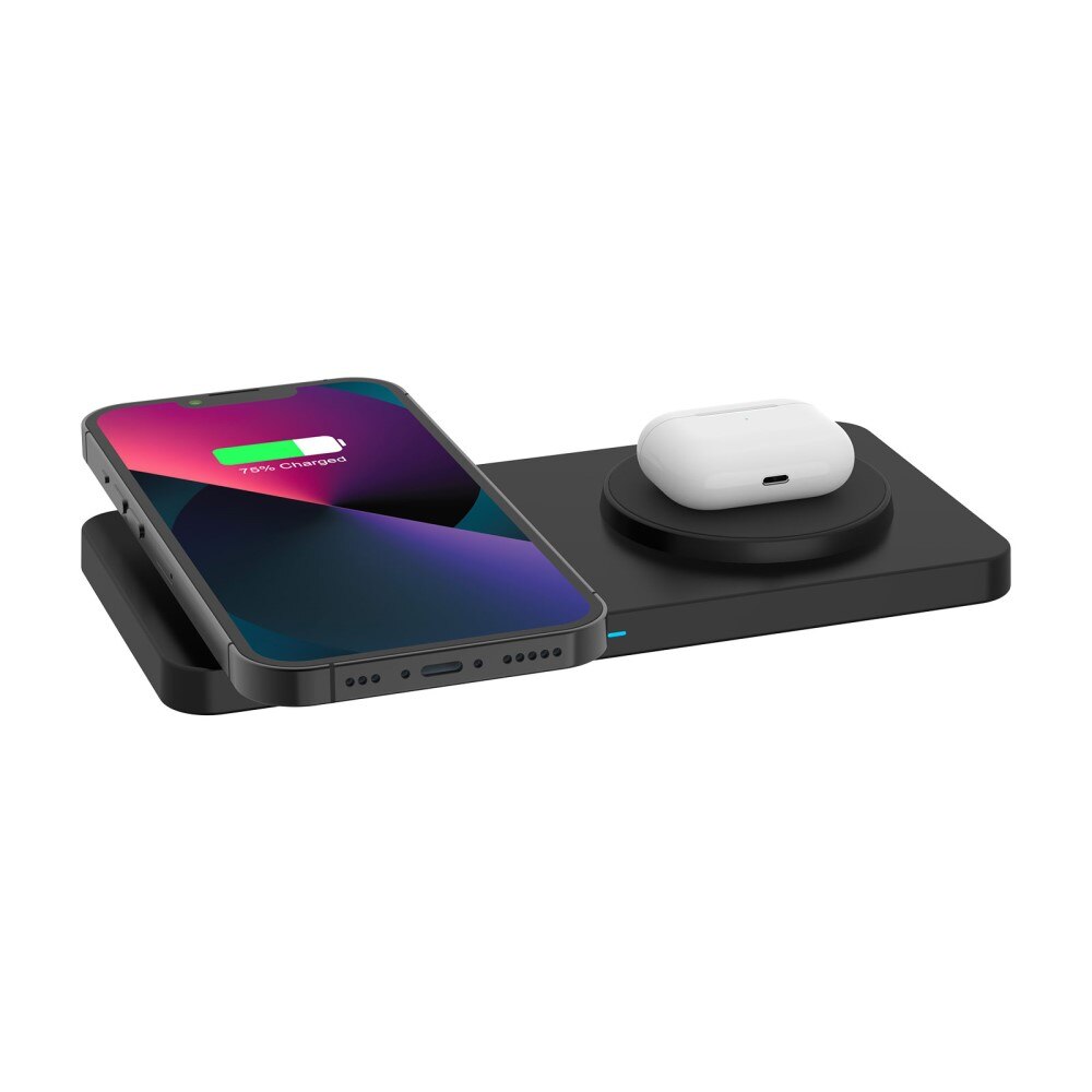 2-in-1 Magnetische Draadloze Oplaadpad 30W zwart