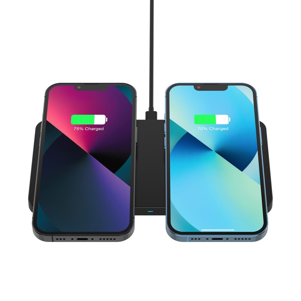 2-in-1 Magnetische Draadloze Oplaadpad 30W zwart