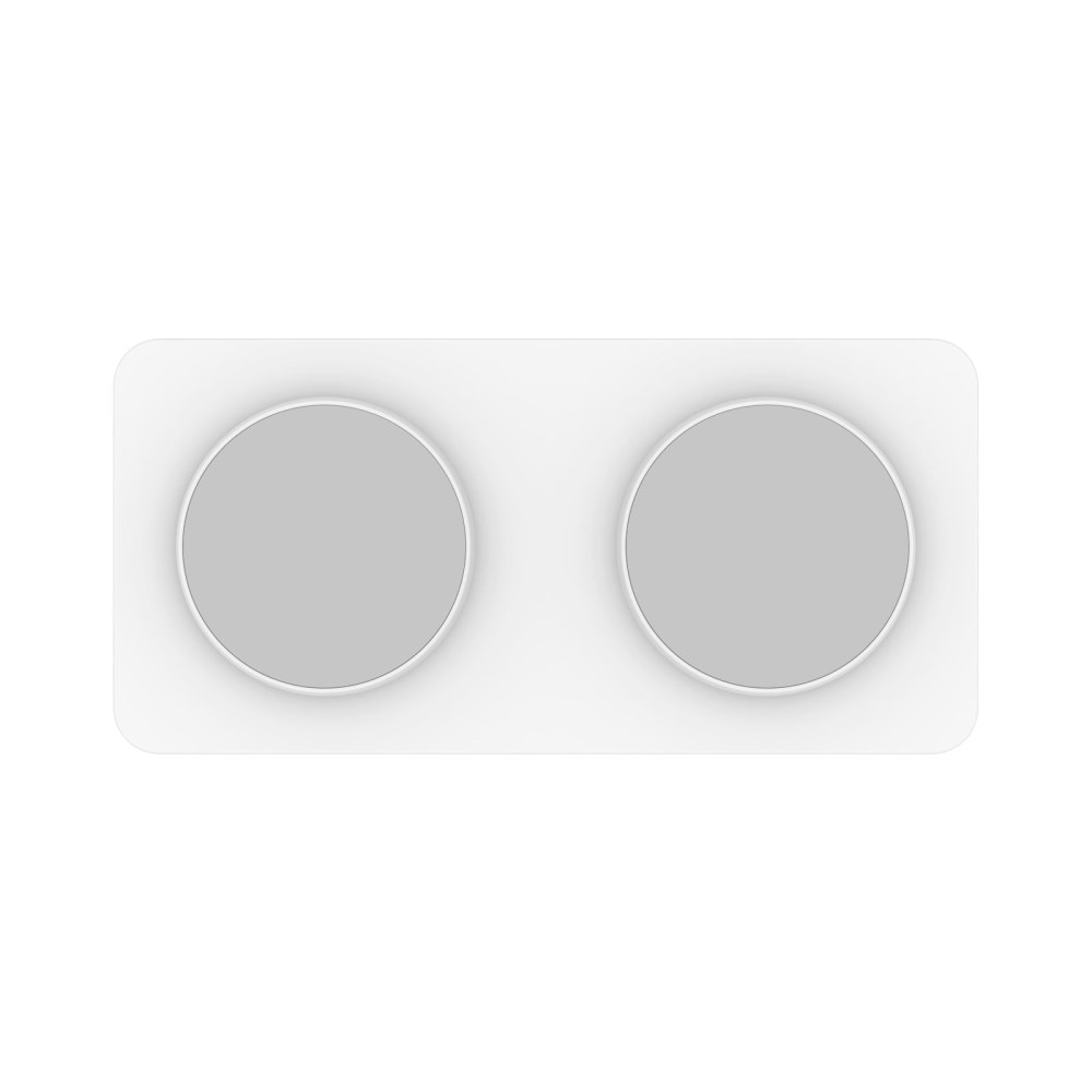 2-in-1 Magnetische Draadloze Oplaadpad 30W Wit