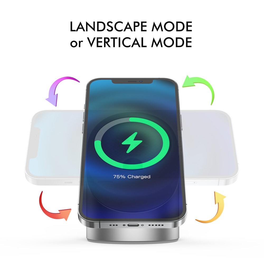 MagSafe Oplaadstandaard Aluminium Zilver