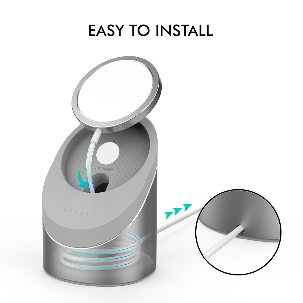 MagSafe Oplaadstandaard Aluminium Zilver