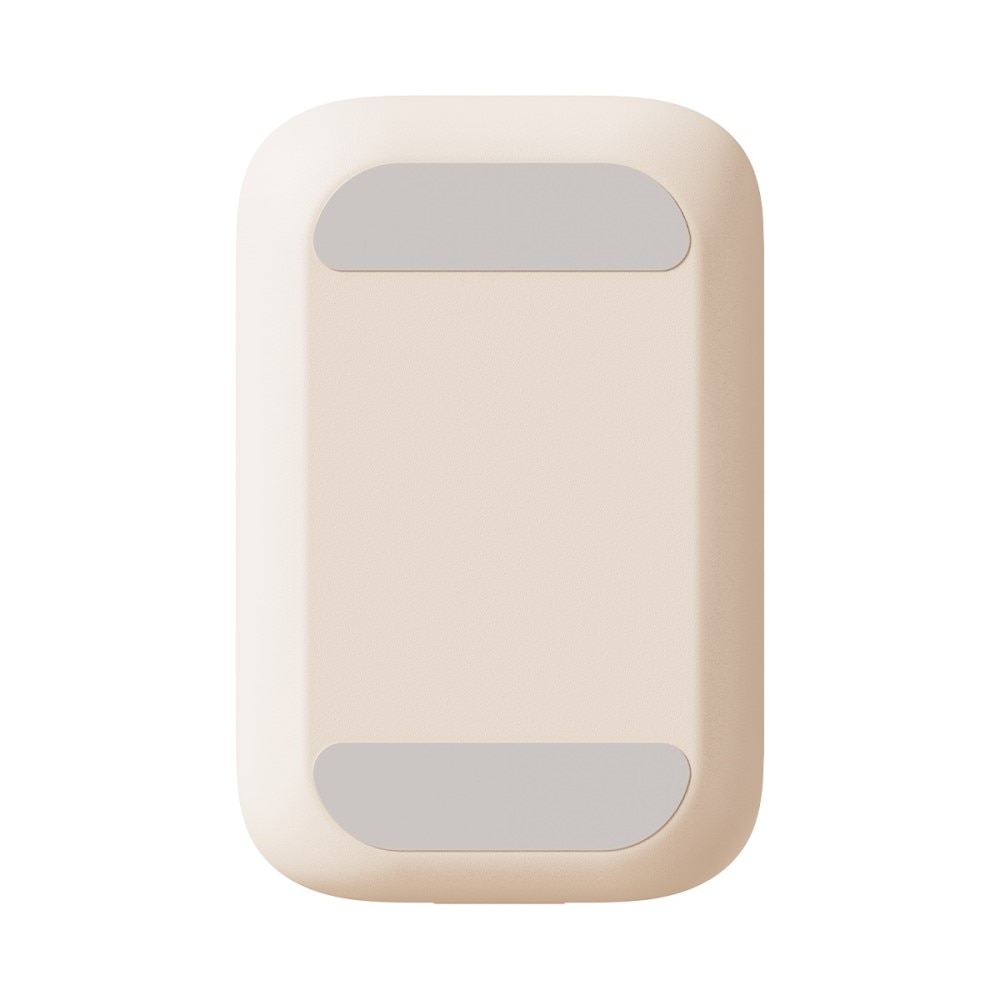 Opvouwbare Tafelstandaard met Spiegel voor Mobiel, beige