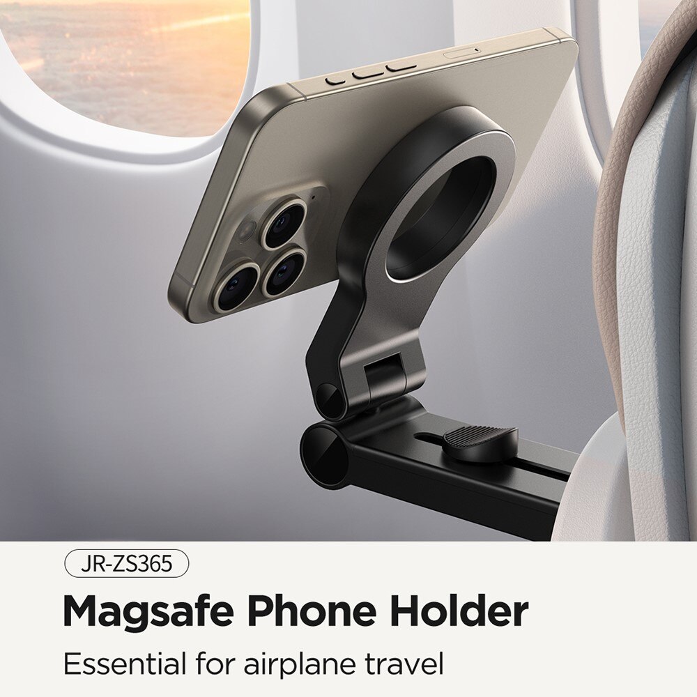 JR-ZS365 Universal MagSafe Travel Phone Holder zwart