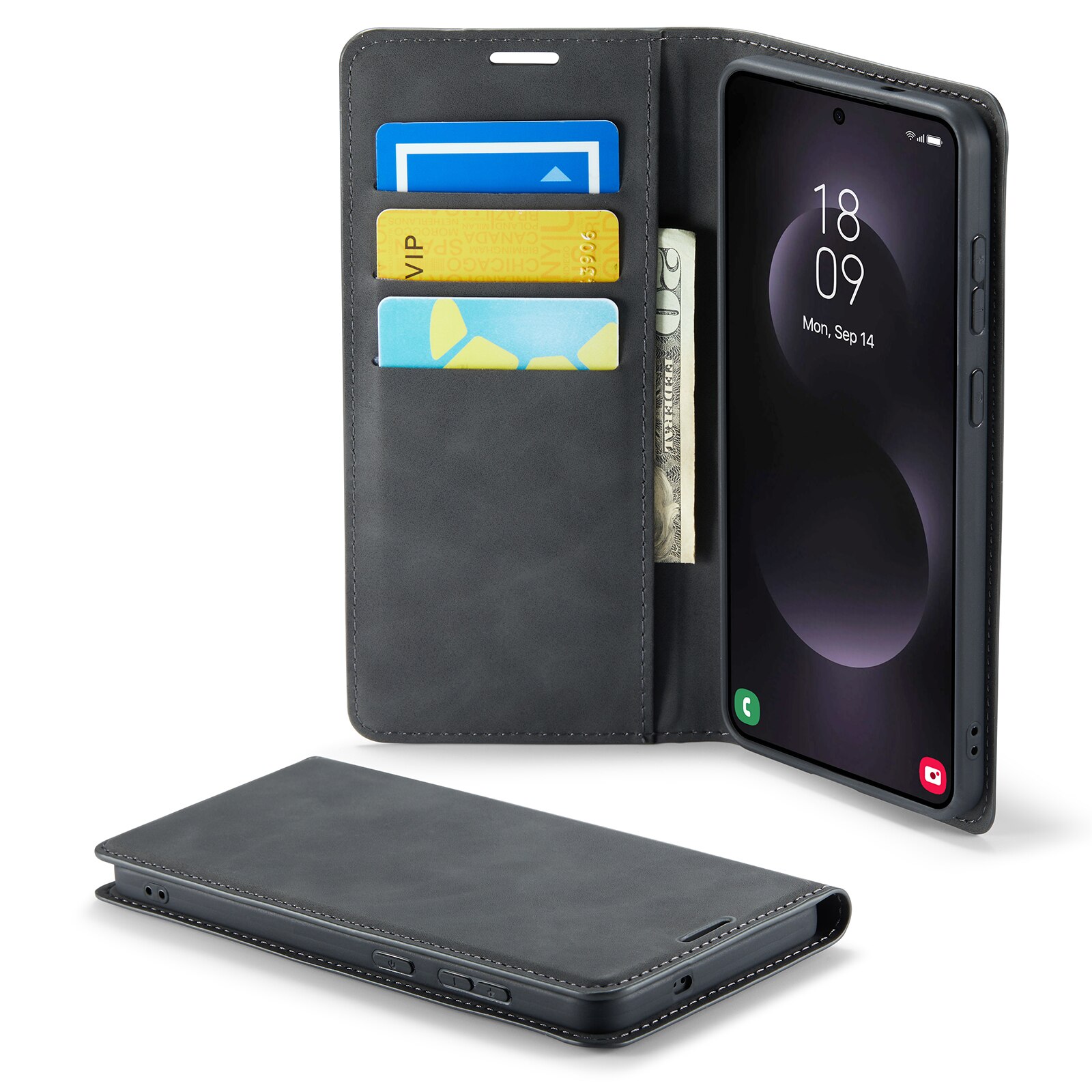 Samsung Galaxy S25 Edge Slim Smartphonehoesje Zwart