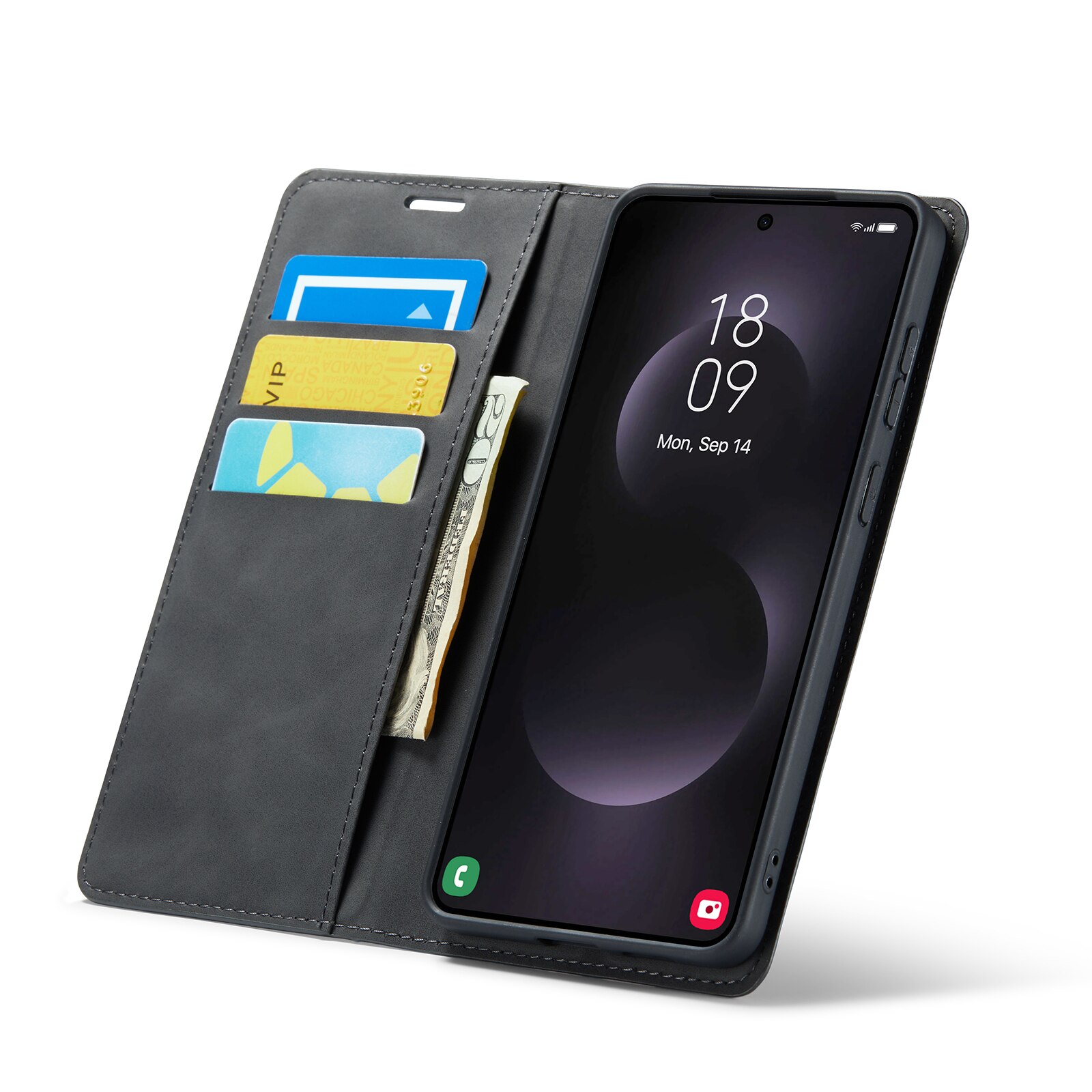 Samsung Galaxy S25 Edge Slim Smartphonehoesje Zwart