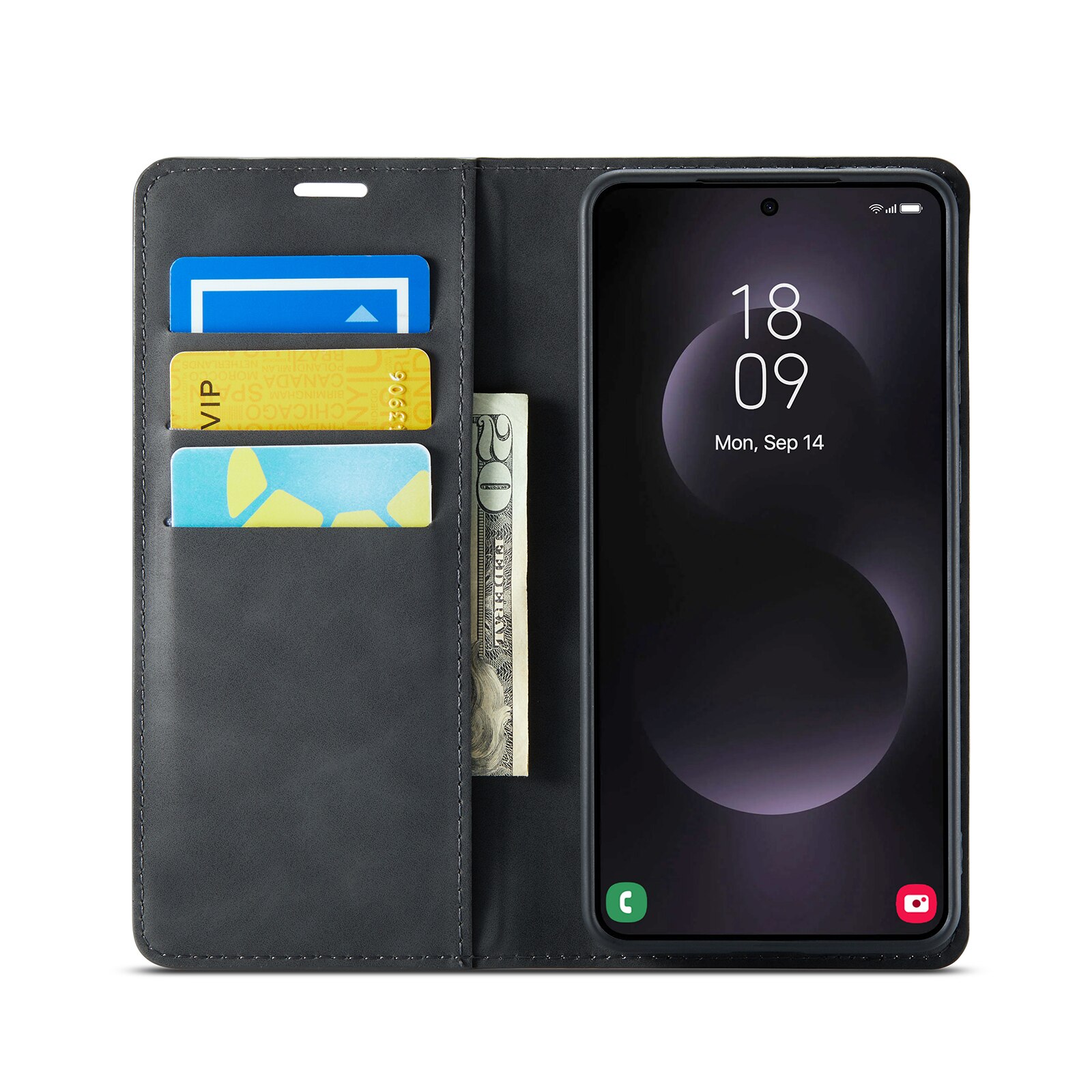 Samsung Galaxy S25 Edge Slim Smartphonehoesje Zwart
