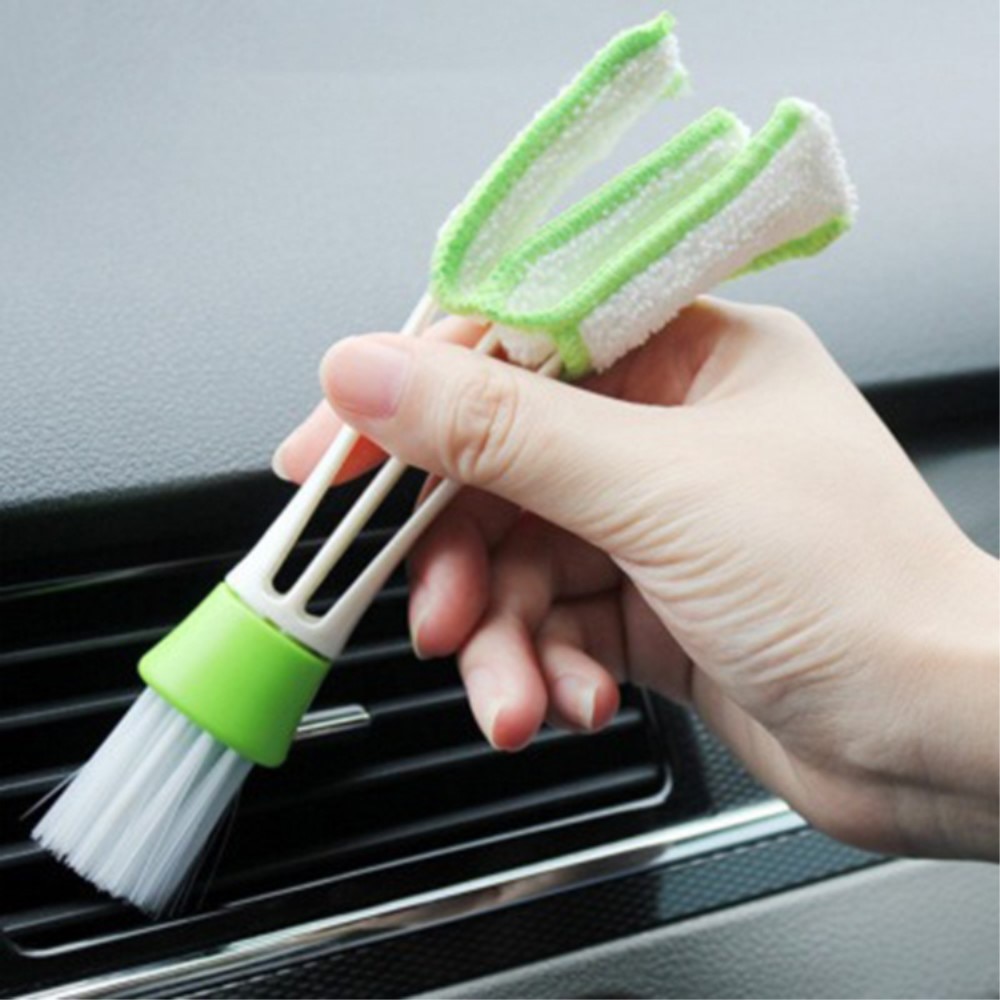 Auto reinigingsborsteltje groen