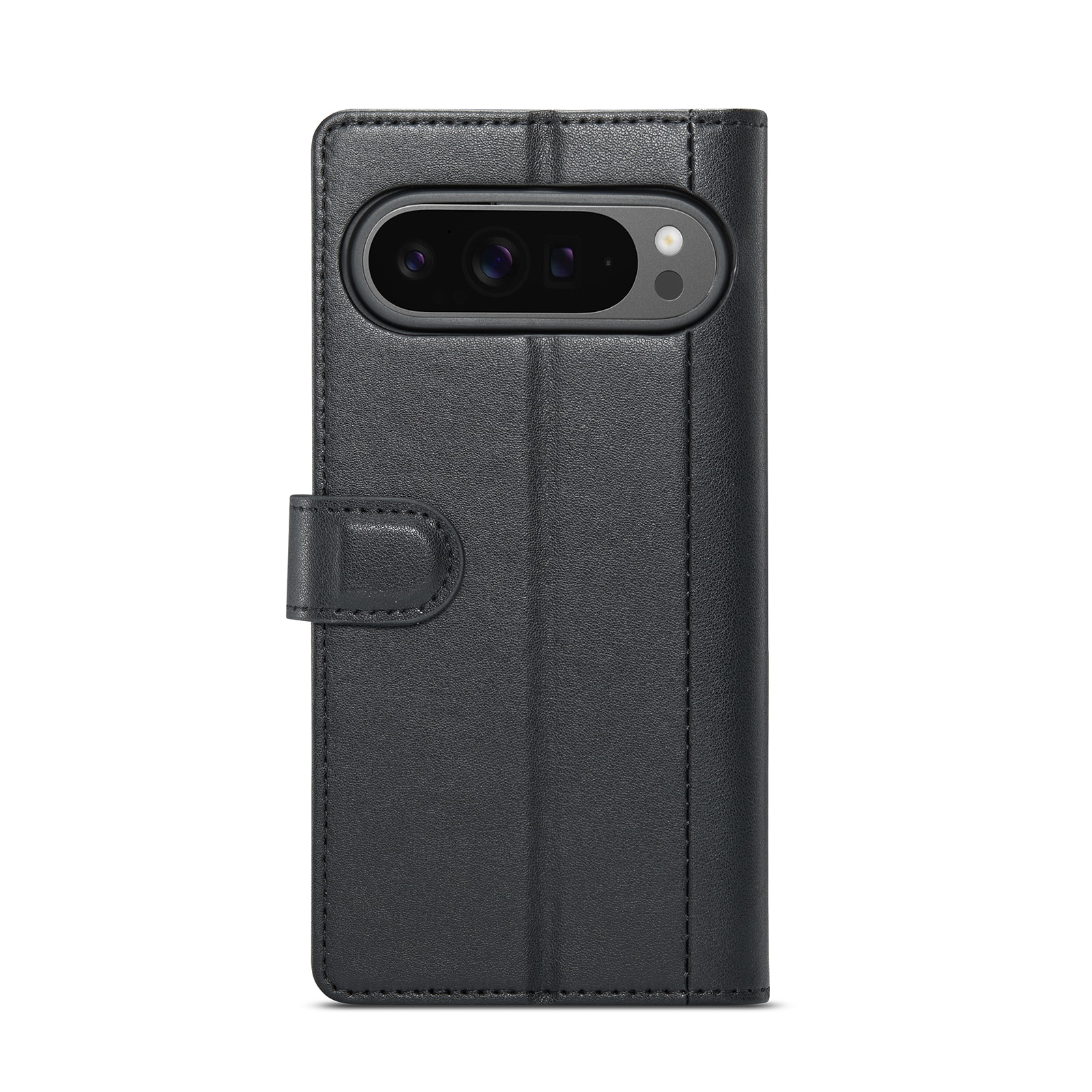 Google Pixel 10 Pro XL Echt lederen hoesje Zwart