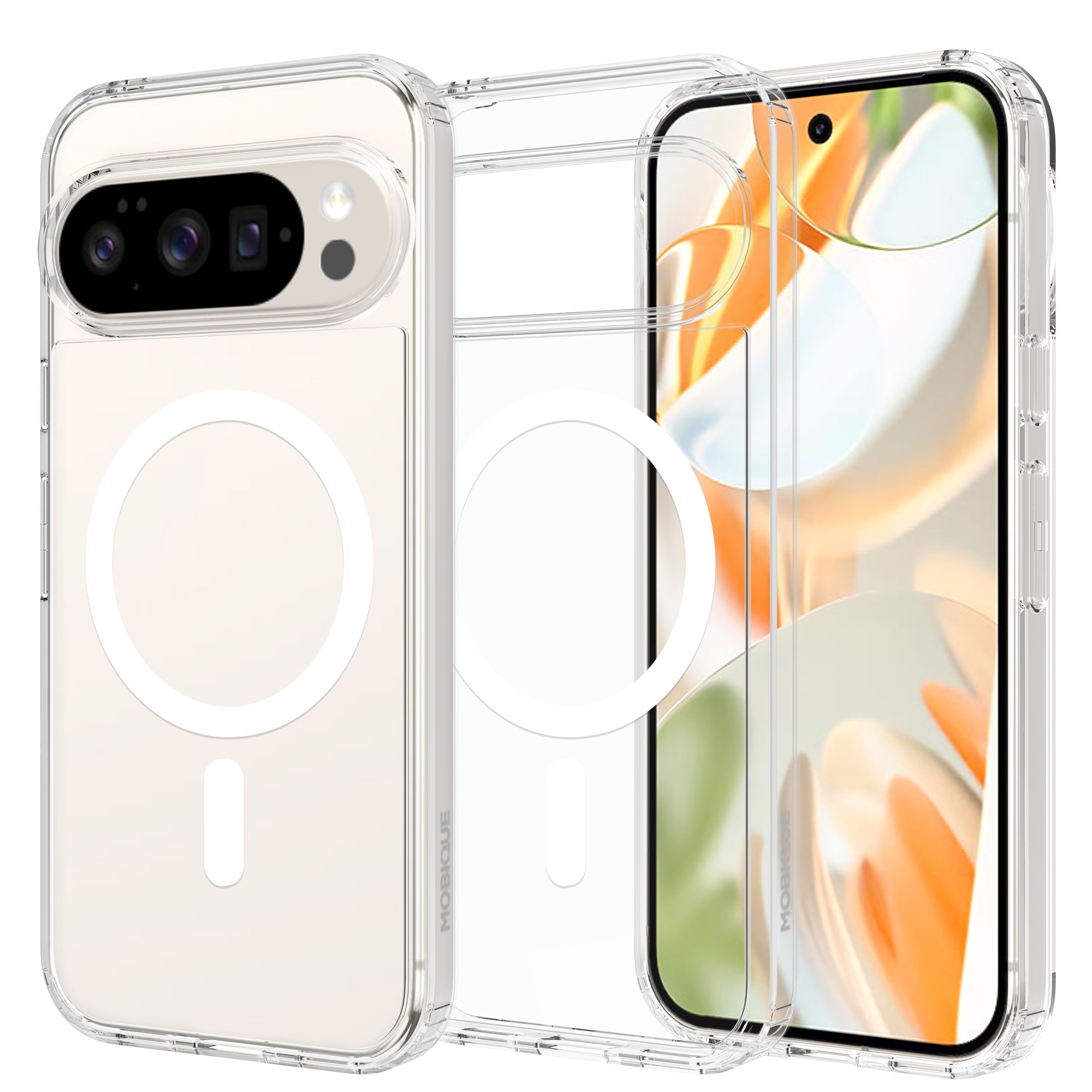 Hybridcase MagSafe Google Pixel 10 Pro XL Transparant
