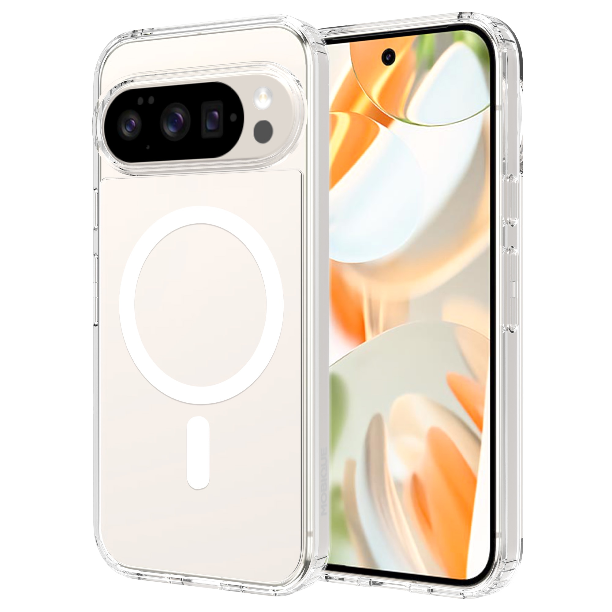 Hybridcase MagSafe Google Pixel 10 Pro Transparant