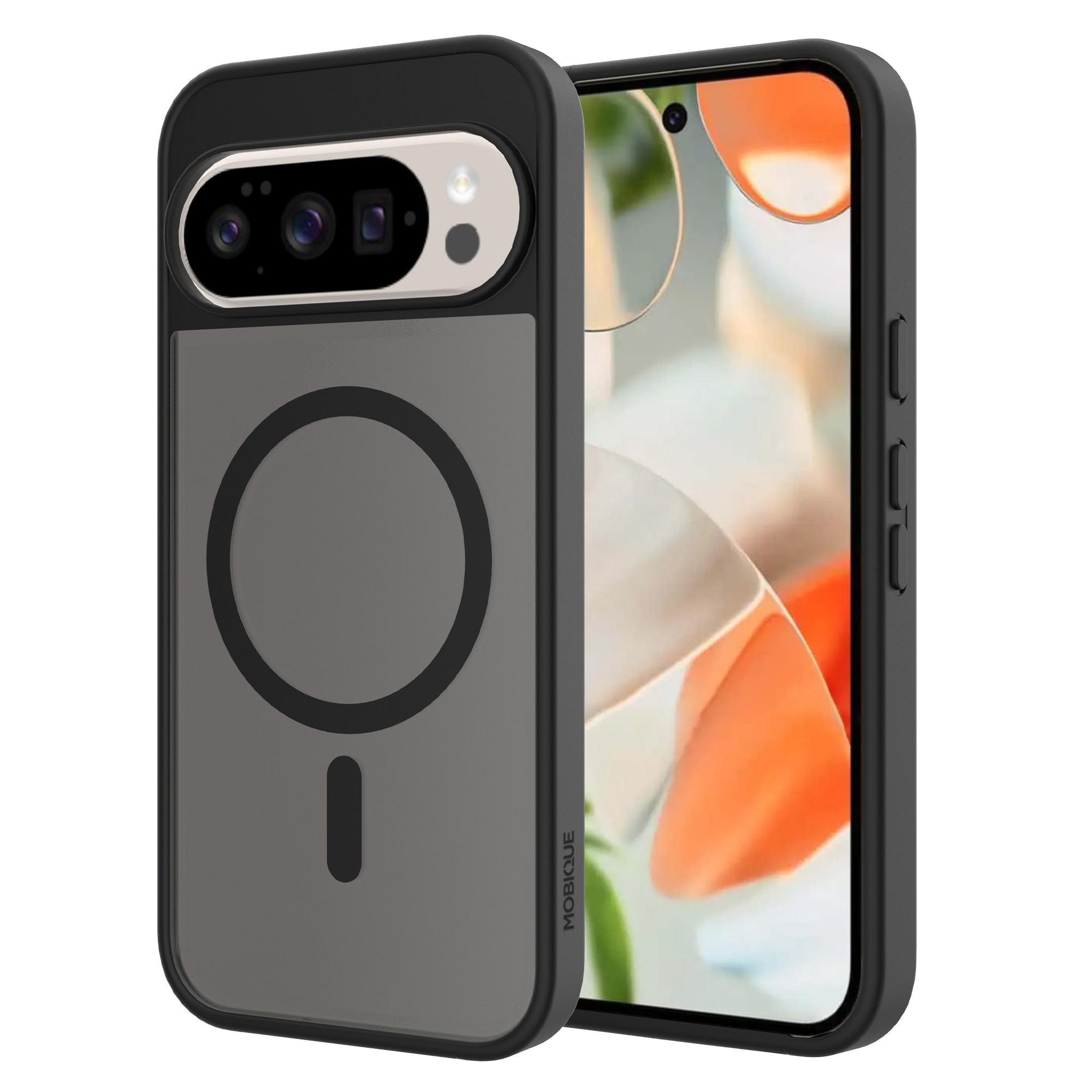 Magnetic Hybrid Hoesje Google Pixel 10 Pro XL Frosted Black