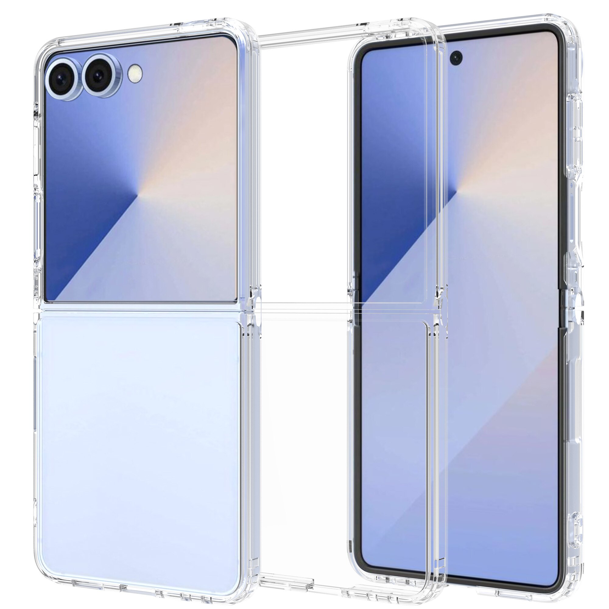 Hybridcase Samsung Galaxy Z Flip 7 transparant