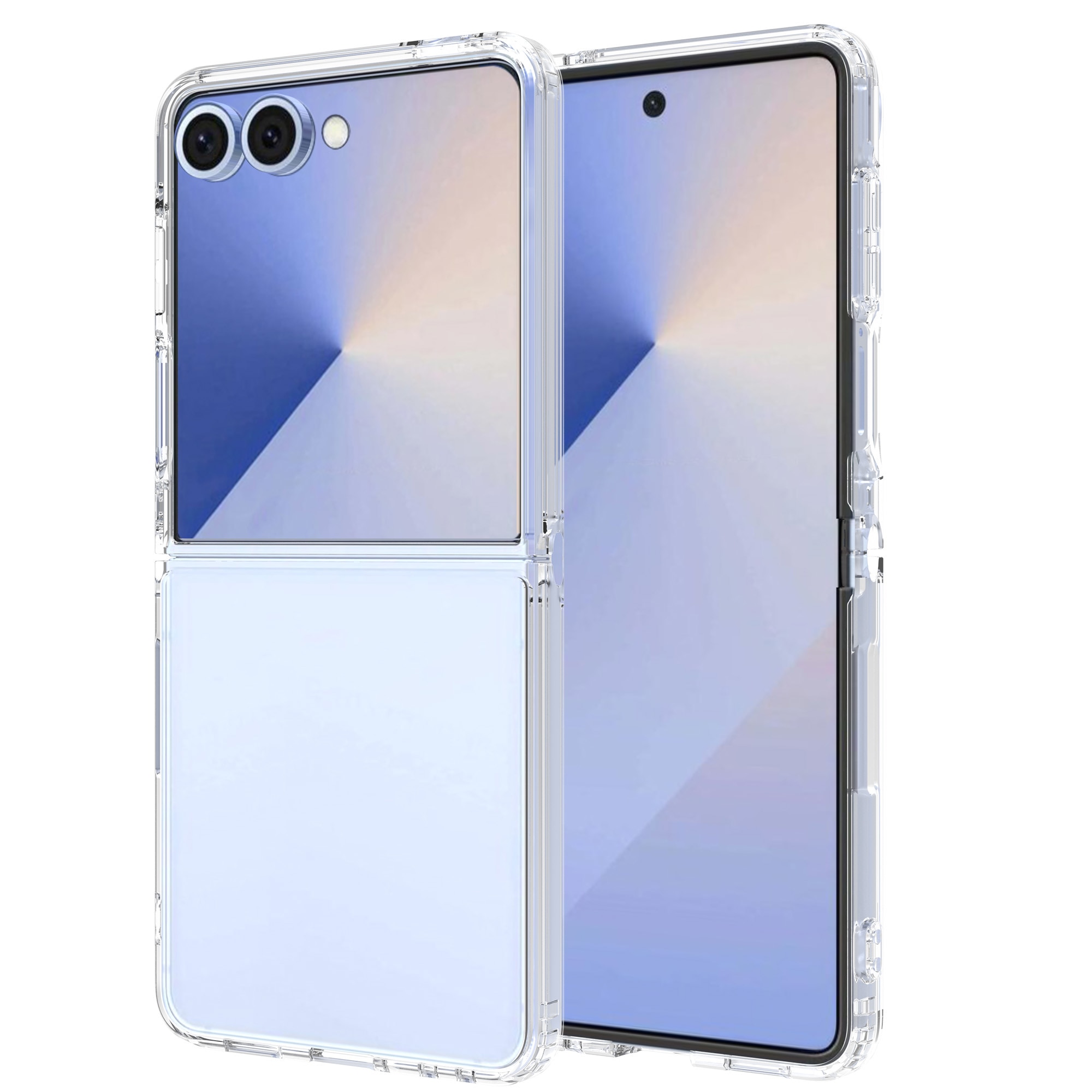 Hybridcase Samsung Galaxy Z Flip 7 transparant
