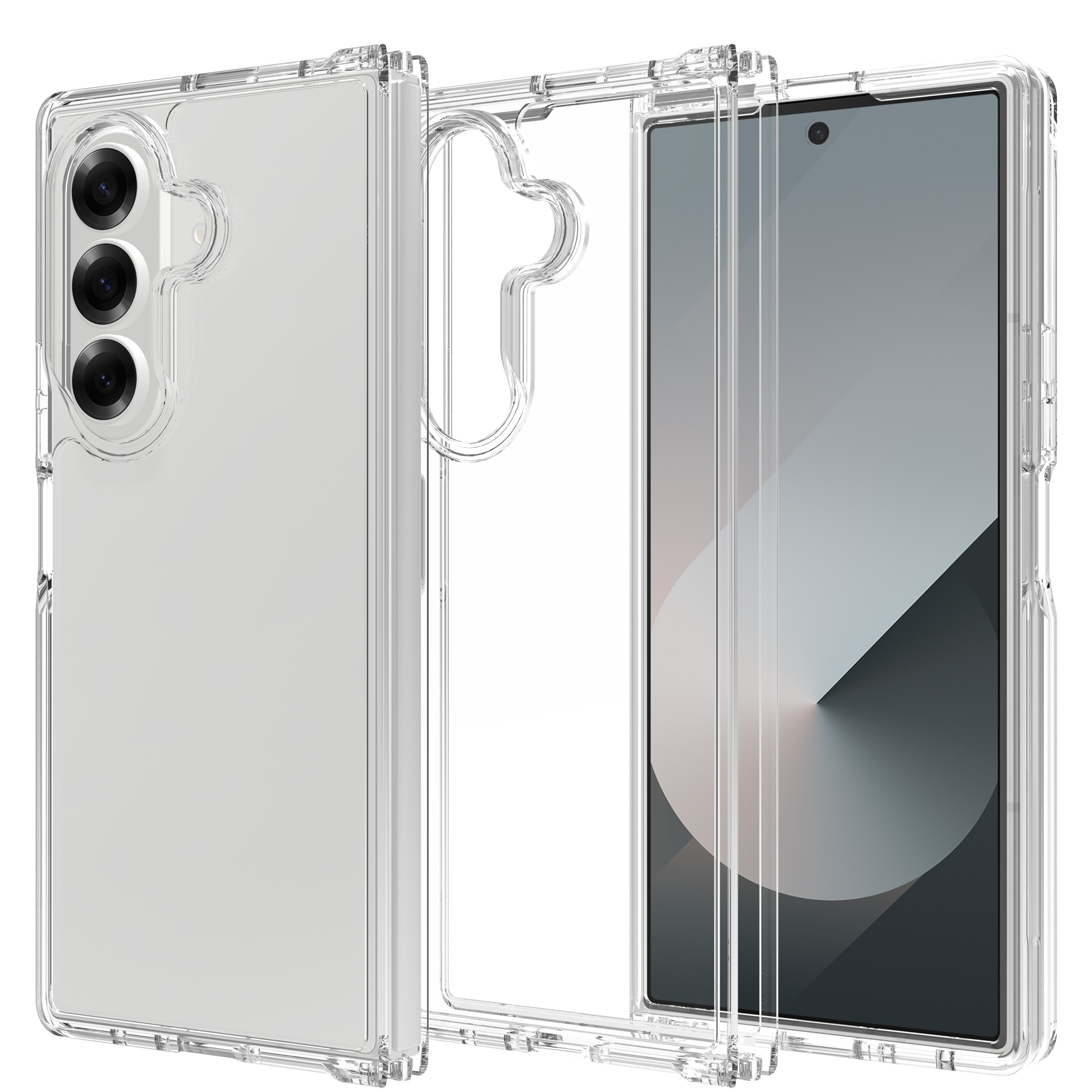 Hybridcase Samsung Galaxy Z Fold 7 transparant
