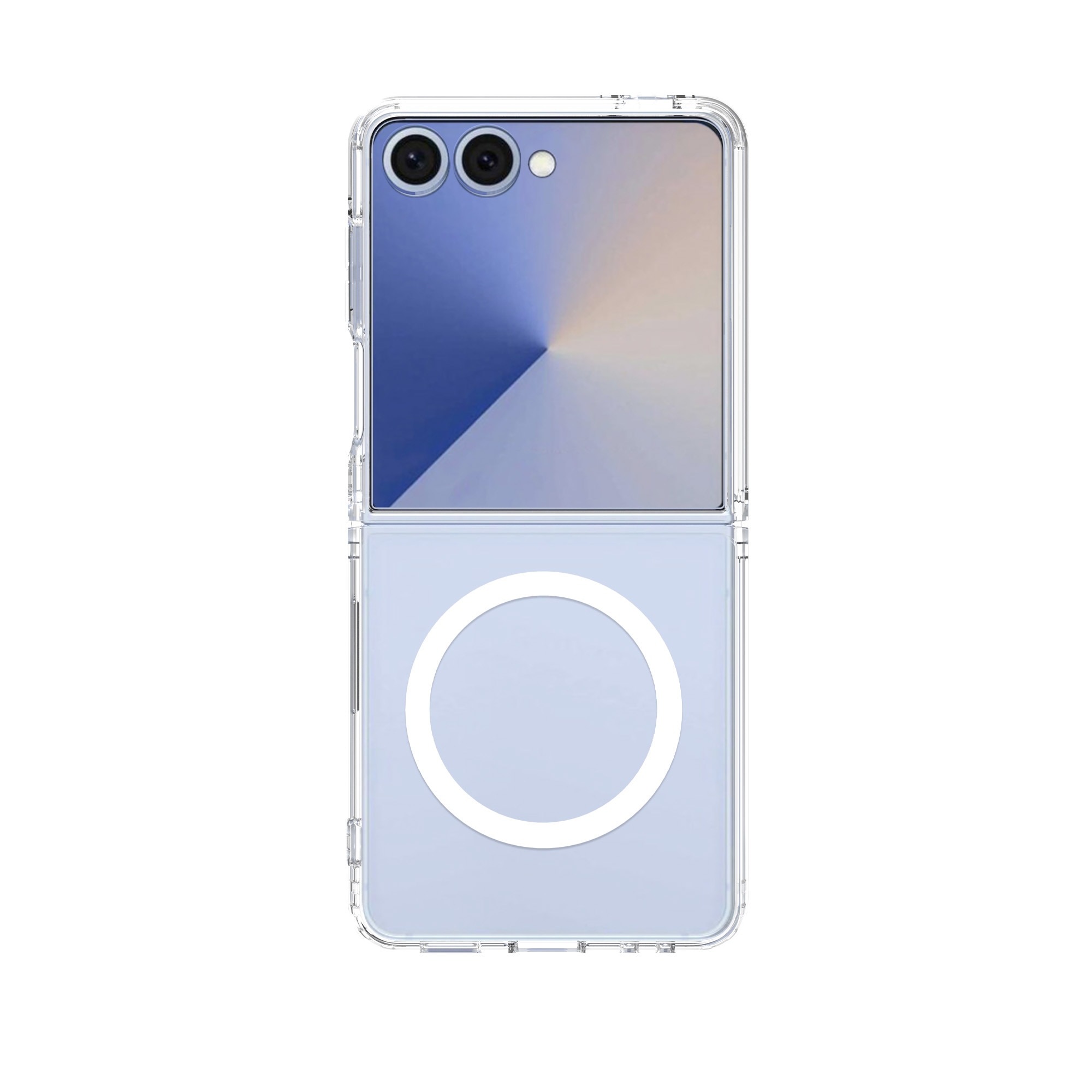 Hybridcase MagSafe Samsung Galaxy Z Flip 7 Transparant