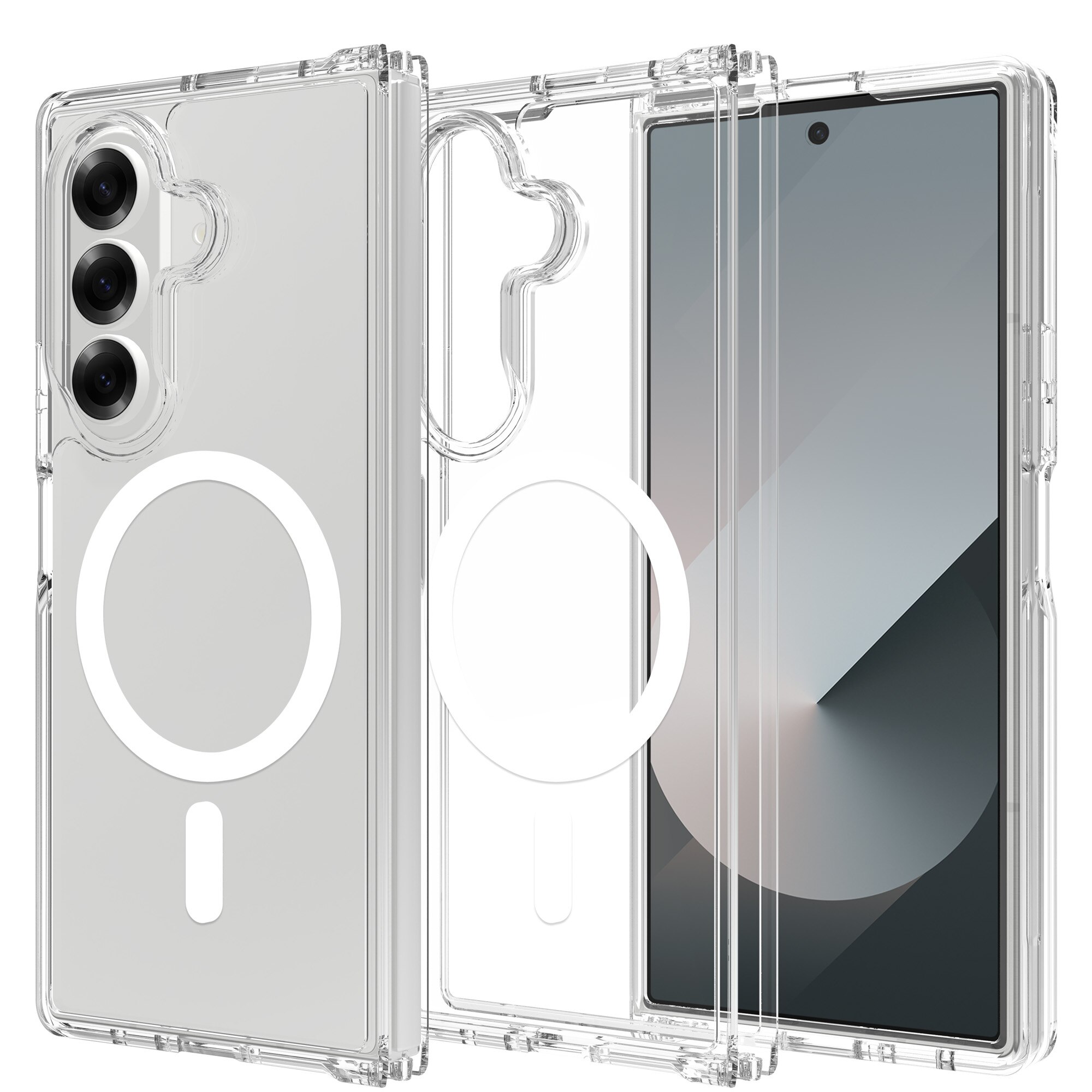 Hybridcase MagSafe Samsung Galaxy Z Fold 7 Transparant