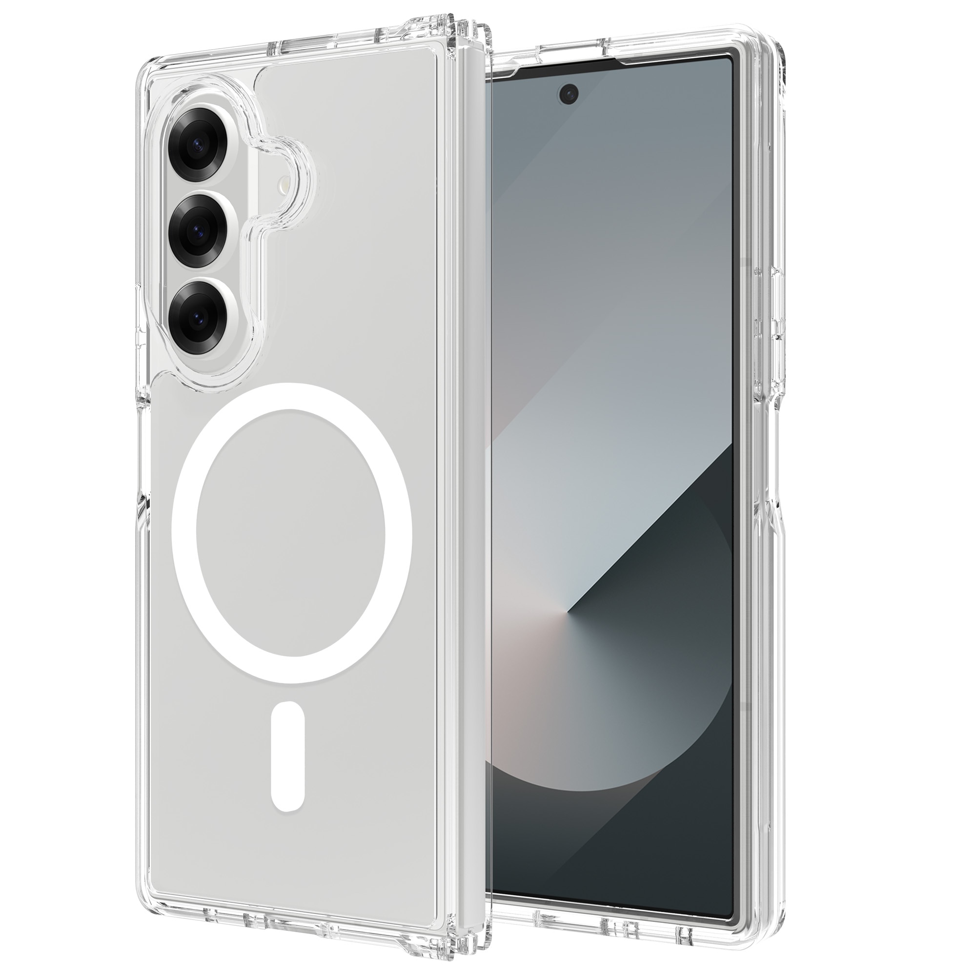 Hybridcase MagSafe Samsung Galaxy Z Fold 7 Transparant