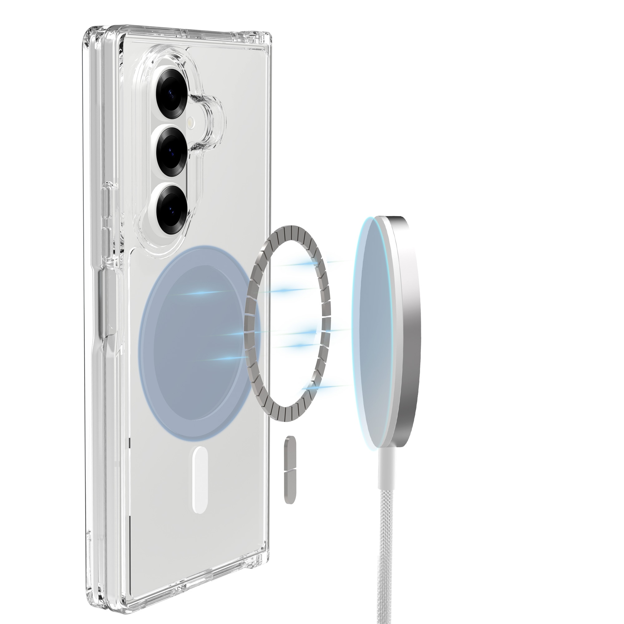 Hybridcase MagSafe Samsung Galaxy Z Fold 7 Transparant