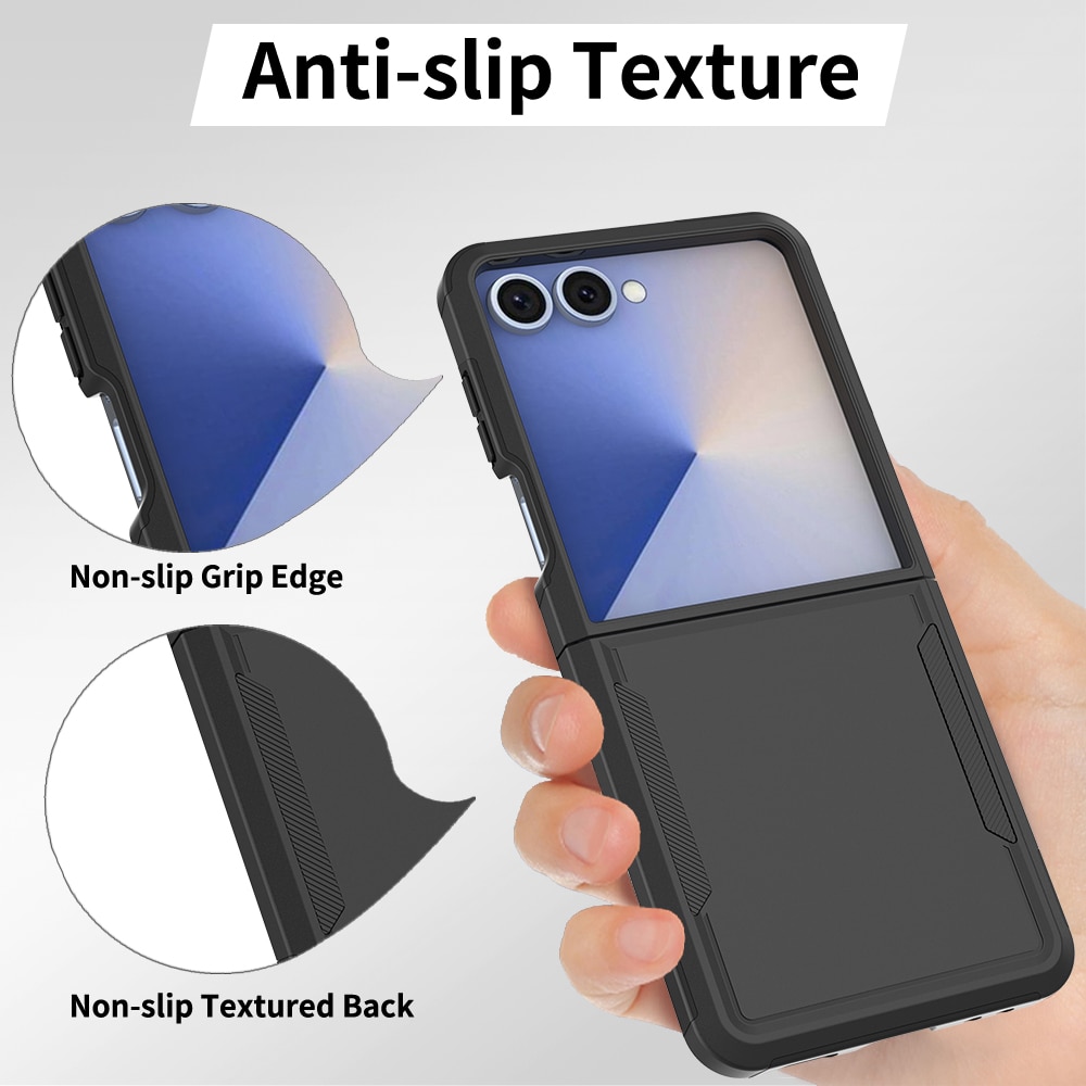 Samsung Galaxy Z Flip 7 Off-road Hybridcase Zwart