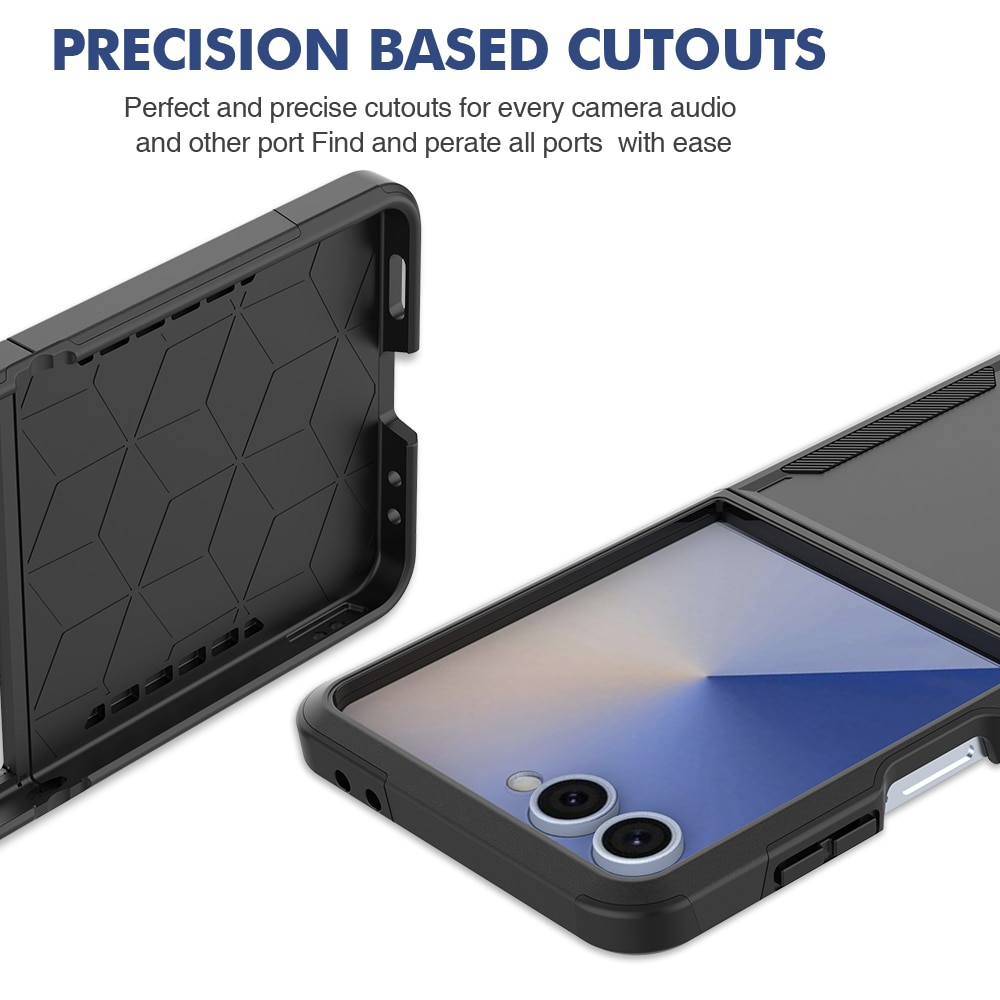 Samsung Galaxy Z Flip 7 Off-road Hybridcase Zwart