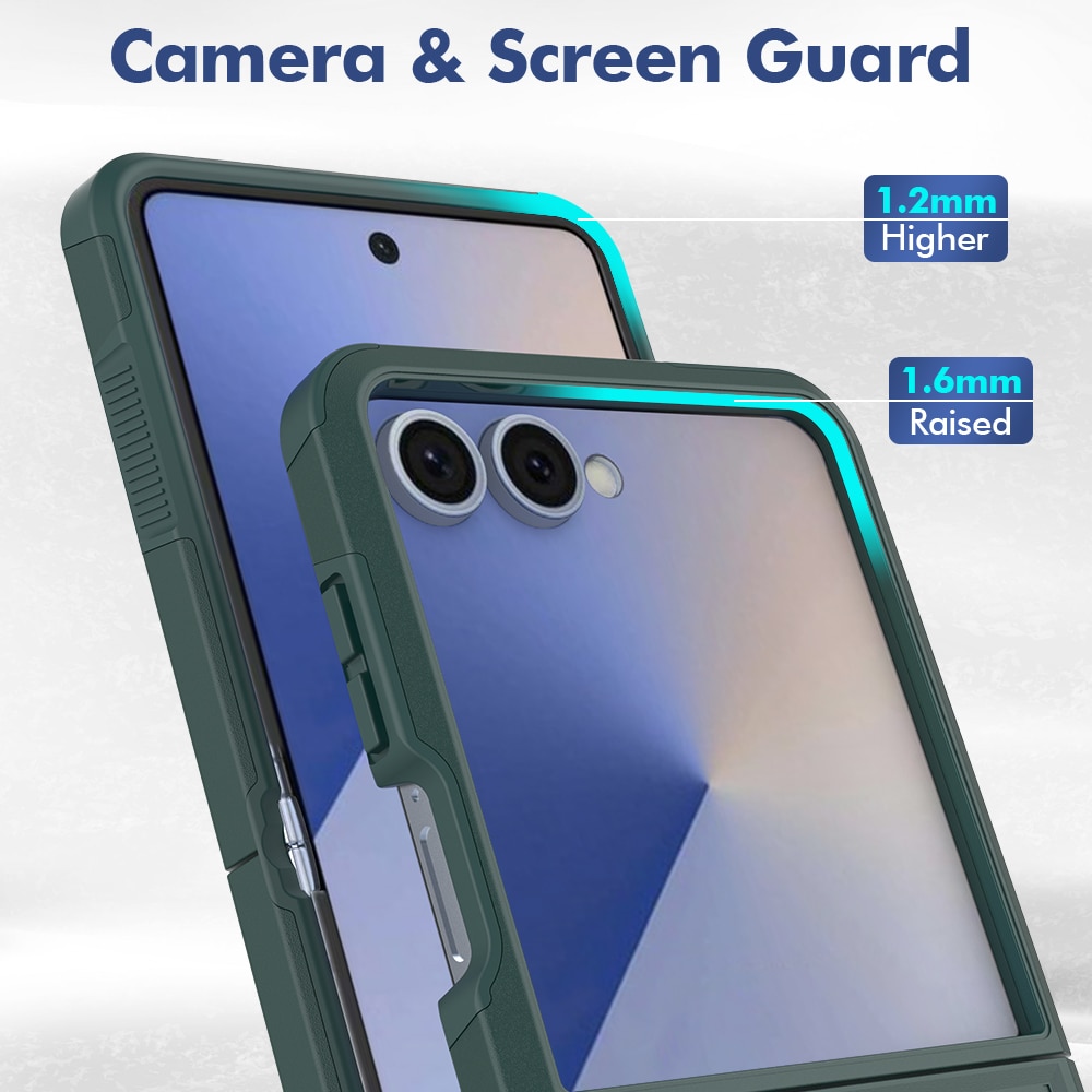 Samsung Galaxy Z Flip 7 Off-road Hybridcase Groen