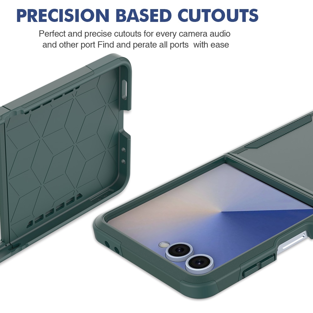 Samsung Galaxy Z Flip 7 Off-road Hybridcase Groen