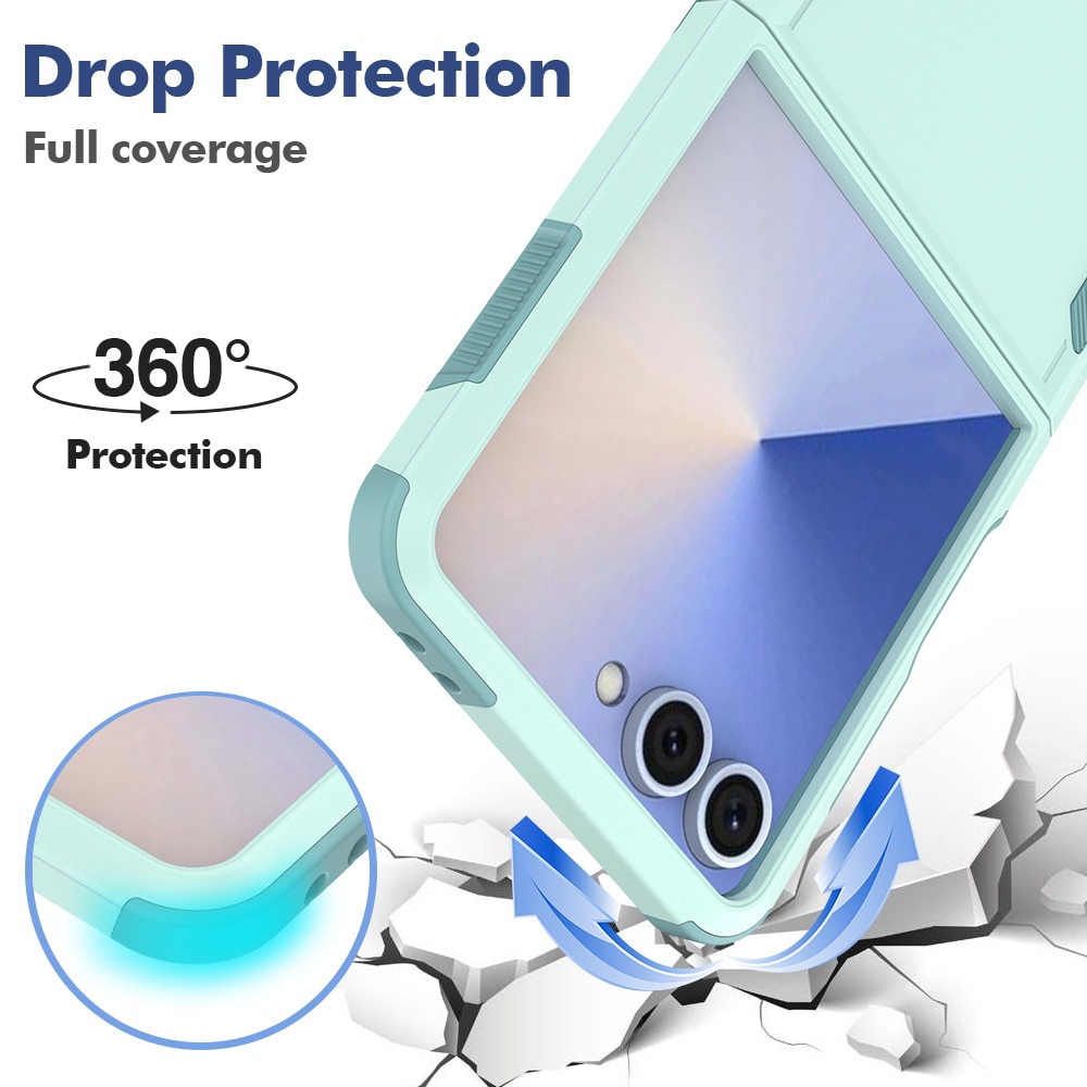 Samsung Galaxy Z Flip 7 Off-road Hybridcase Mintgroen