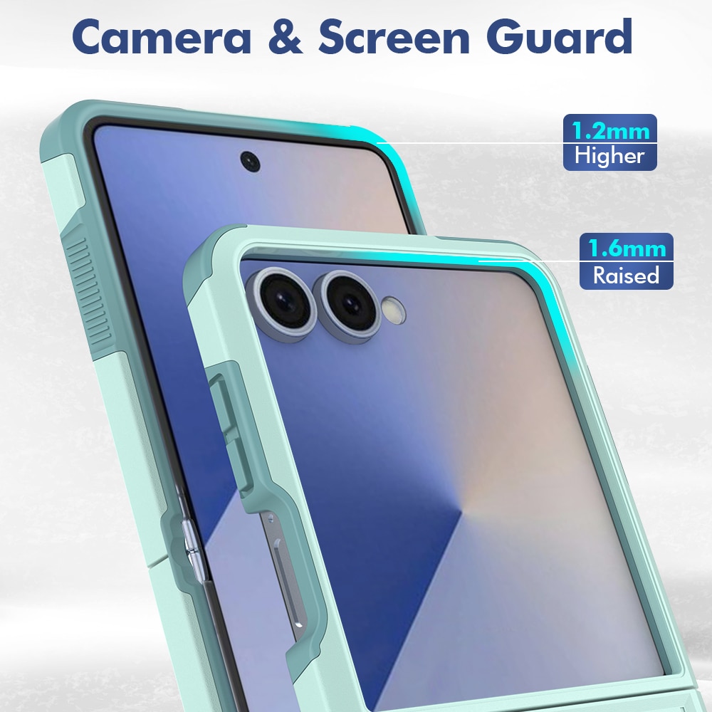Samsung Galaxy Z Flip 7 Off-road Hybridcase Mintgroen