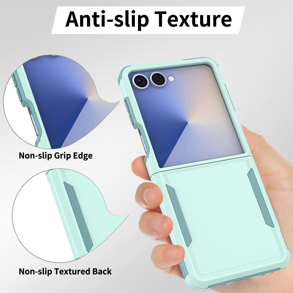 Samsung Galaxy Z Flip 7 Off-road Hybridcase Mintgroen