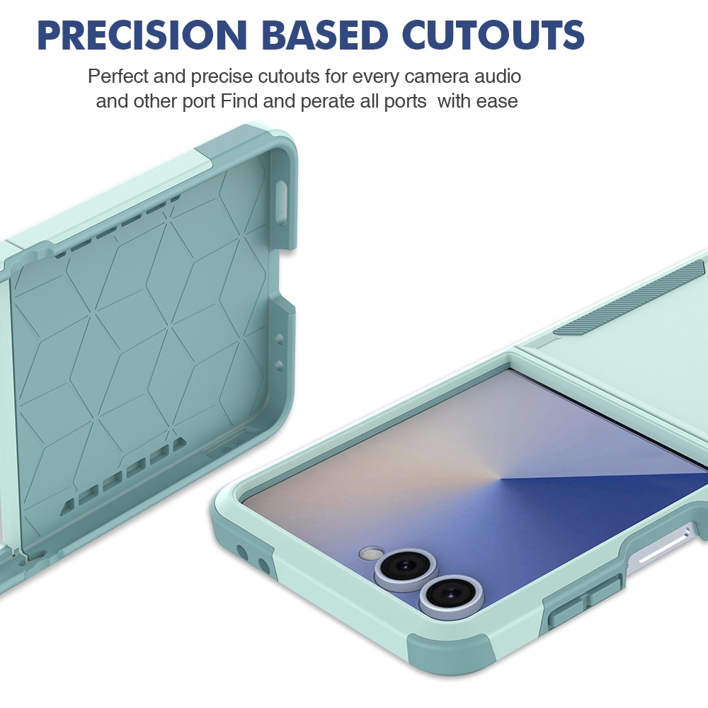 Samsung Galaxy Z Flip 7 Off-road Hybridcase Mintgroen