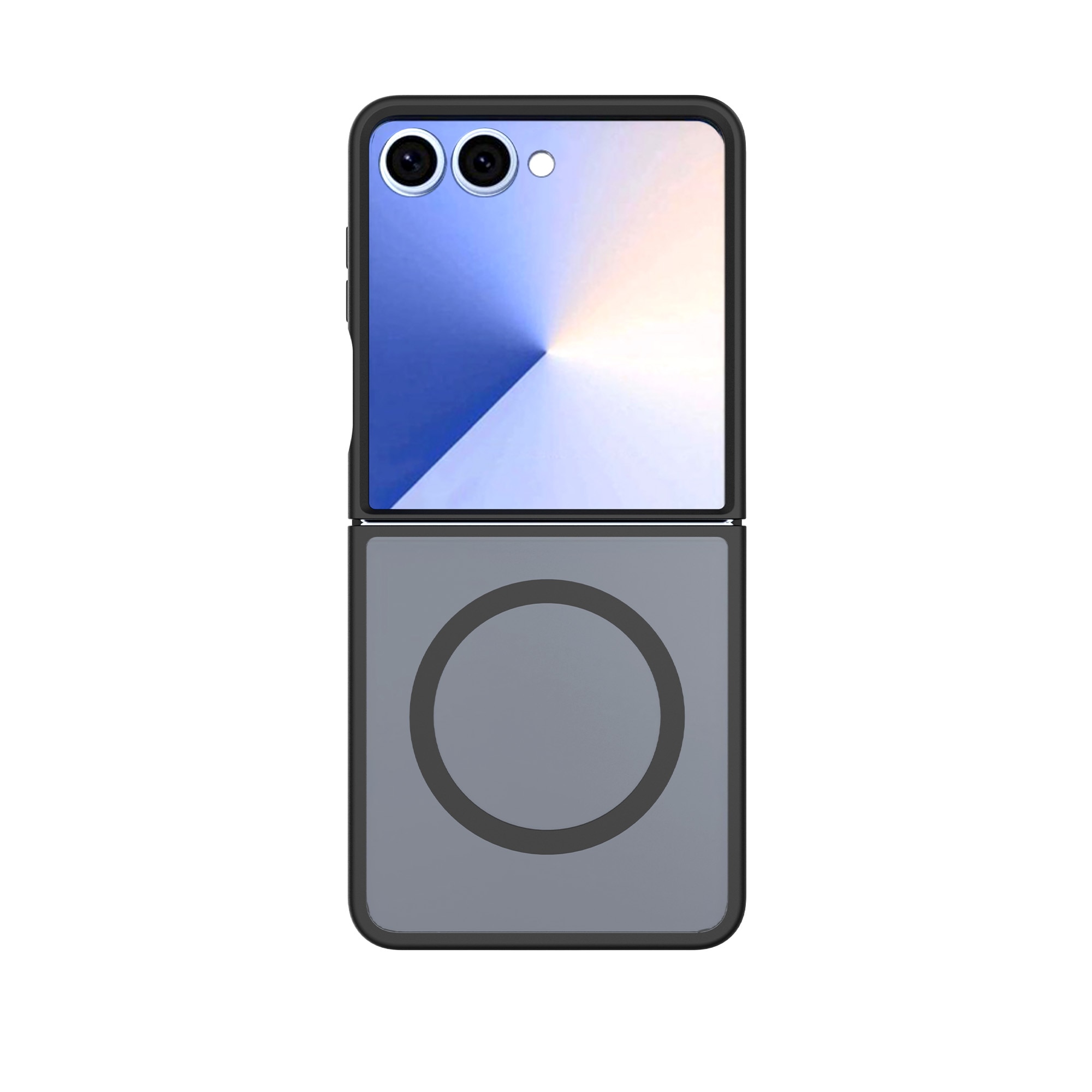 Magnetic Hybrid Hoesje Samsung Galaxy Z Flip 7 Frosted Black