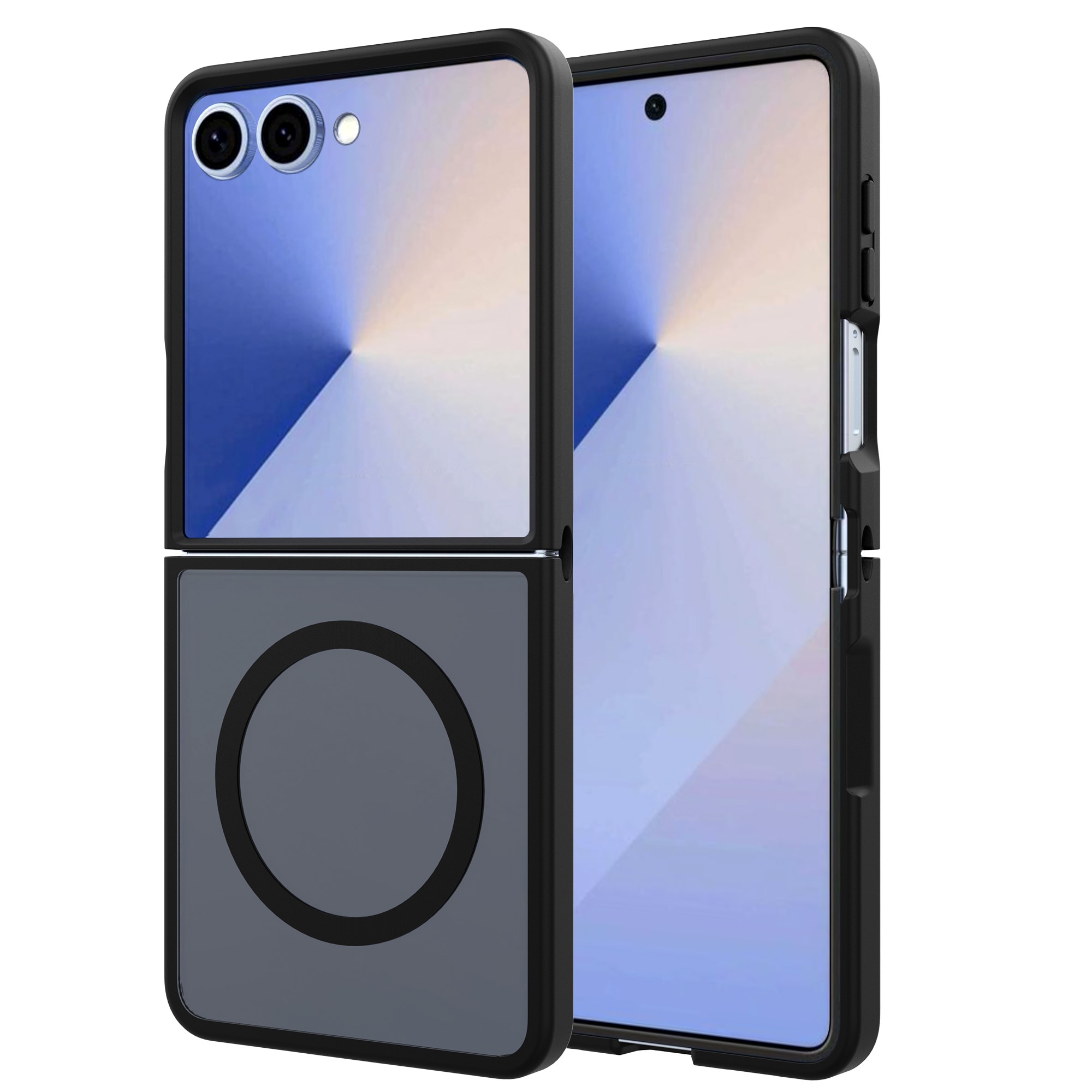 Magnetic Hybrid Hoesje Samsung Galaxy Z Flip 7 Frosted Black