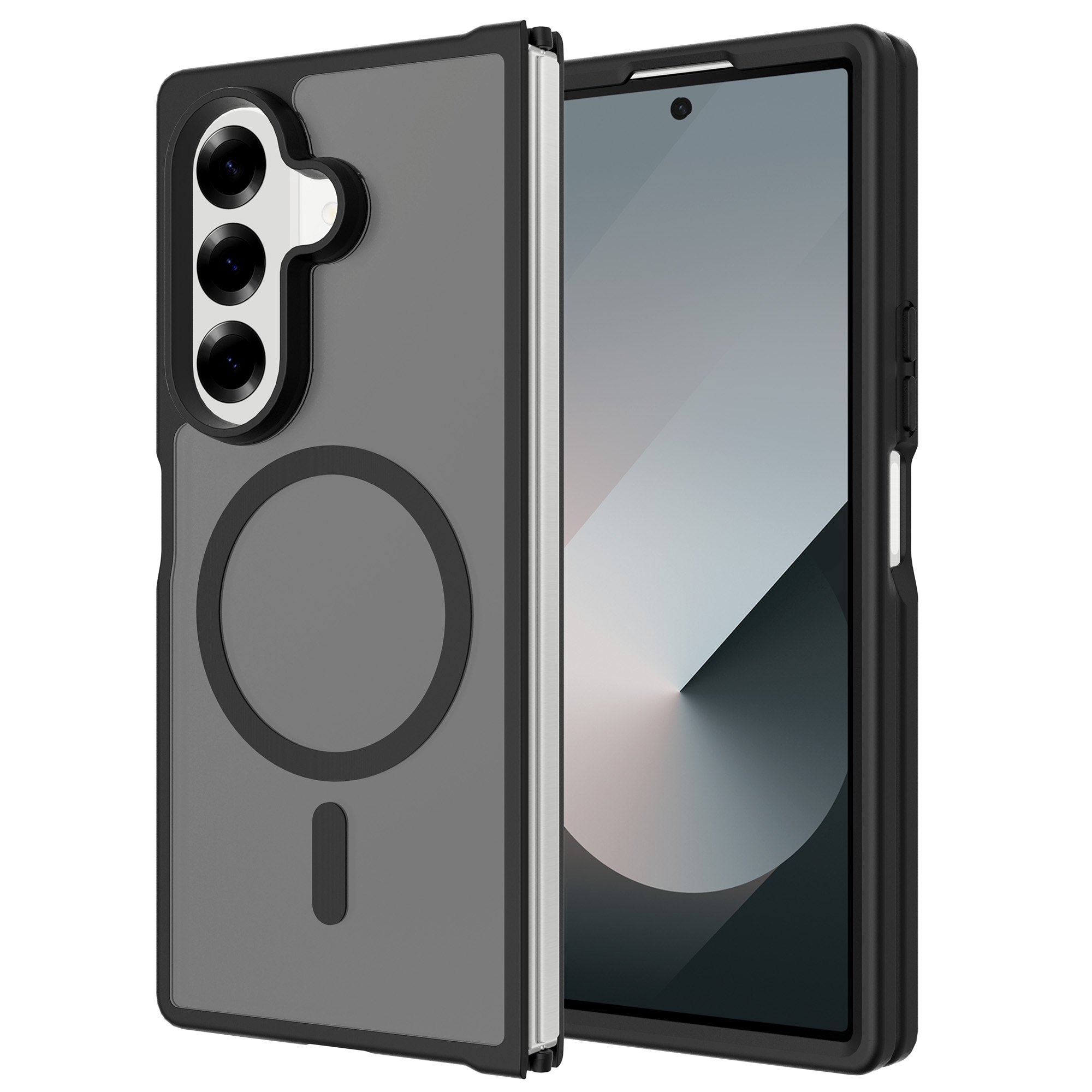 Magnetic Hybrid Hoesje Samsung Galaxy Z Fold 7 Frosted Black