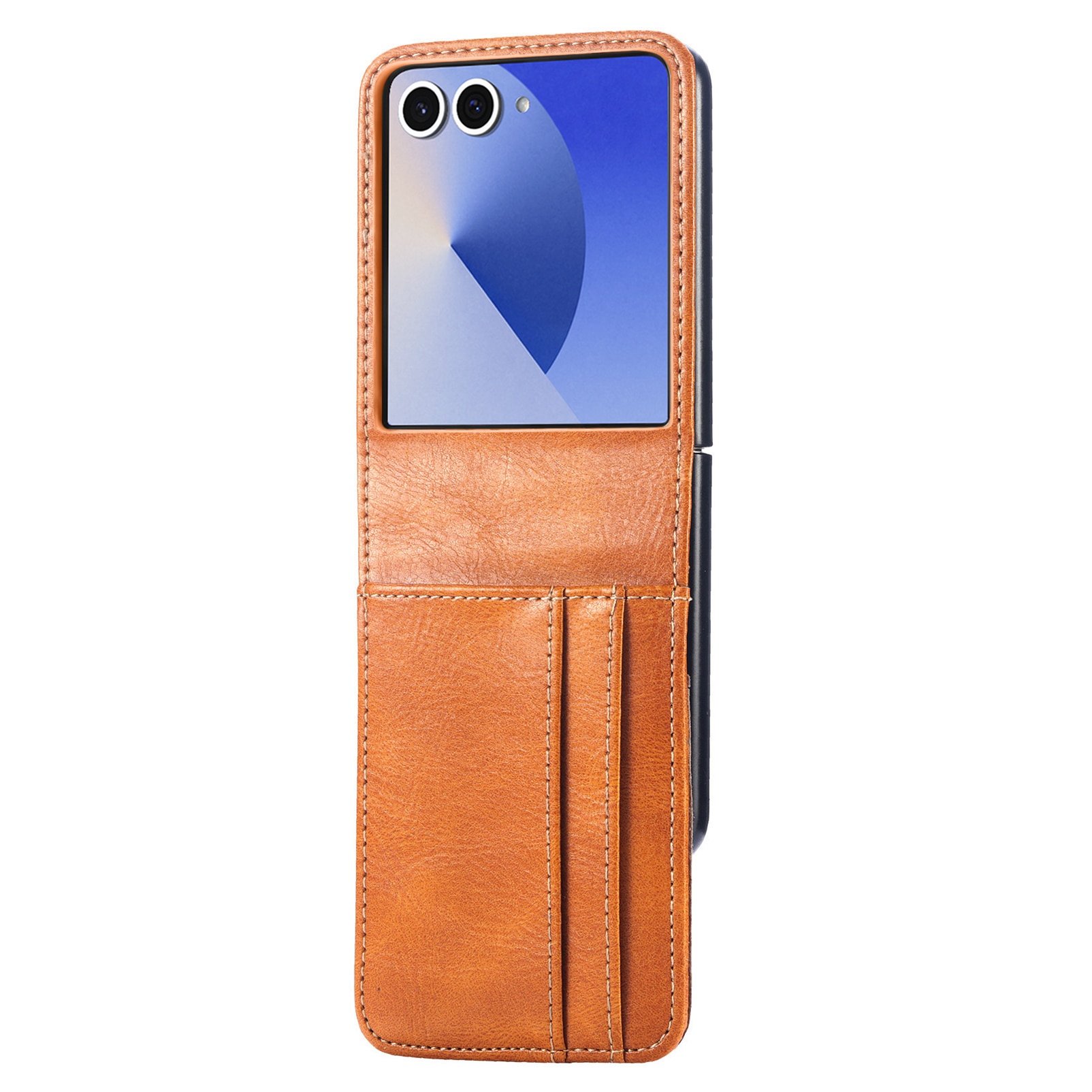 Samsung Galaxy Z Flip 7 Smartphonehoesje Cognac