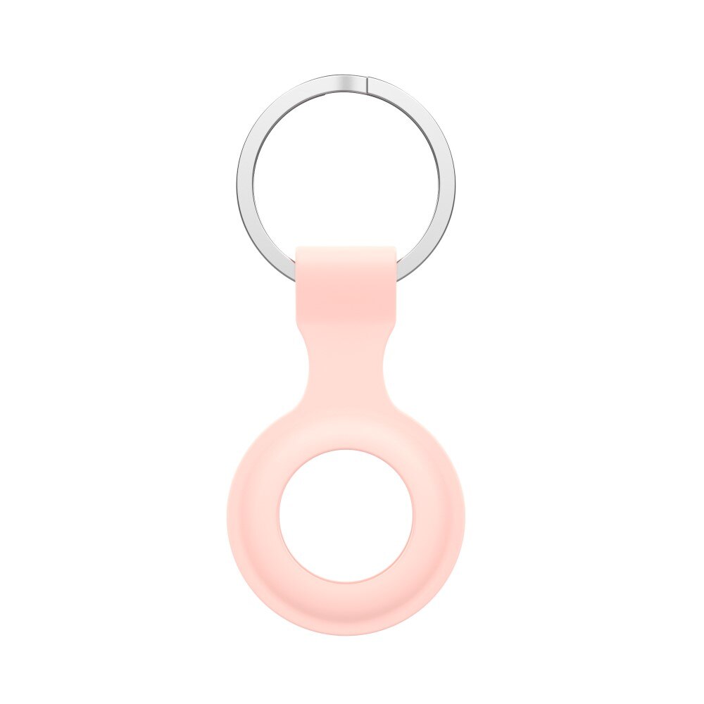 AirTag Siliconen cover/Sleutelhanger Roze