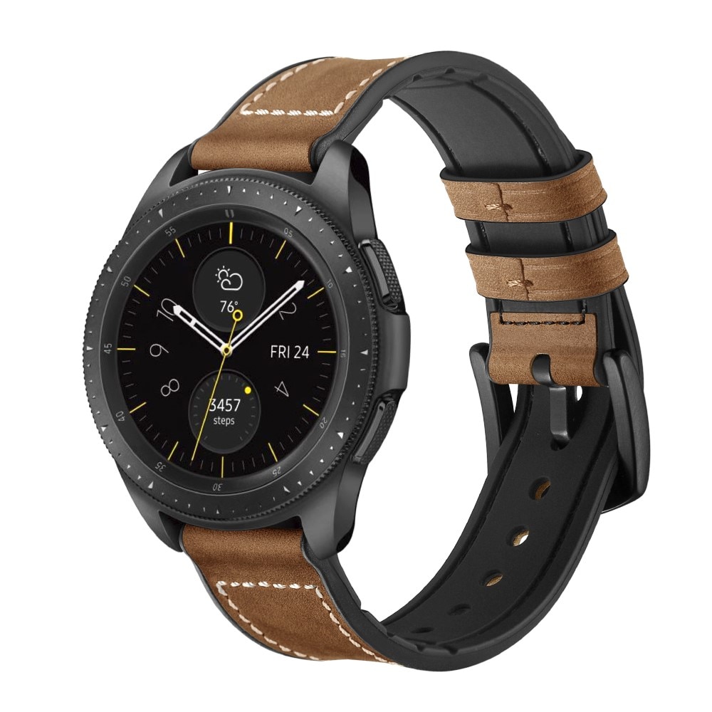 Samsung Galaxy Watch 4 Classic 42/46 mm Premium Leren bandje Bruin