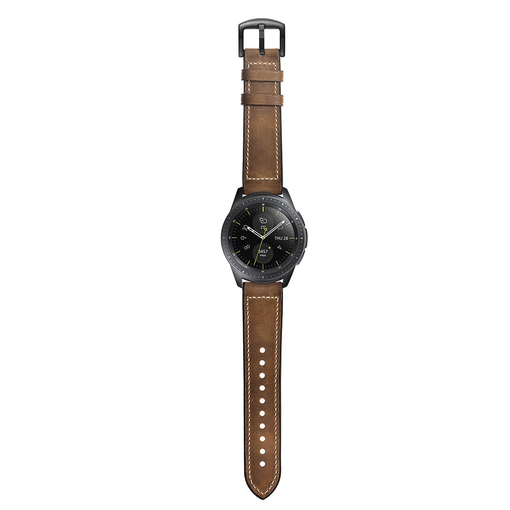 Samsung Galaxy Watch 4 Classic 42mm Premium Leren bandje Bruin