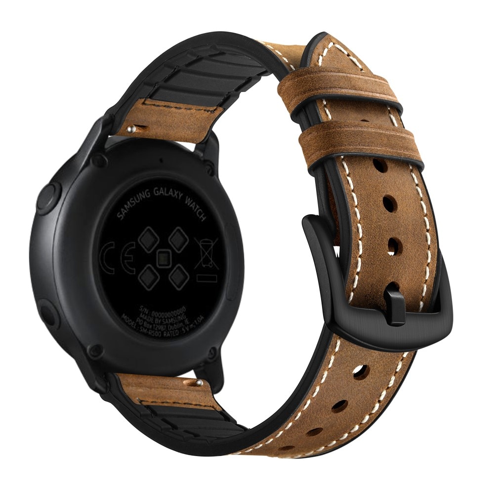 Samsung Galaxy Watch 4 40mm Premium Leren bandje Bruin