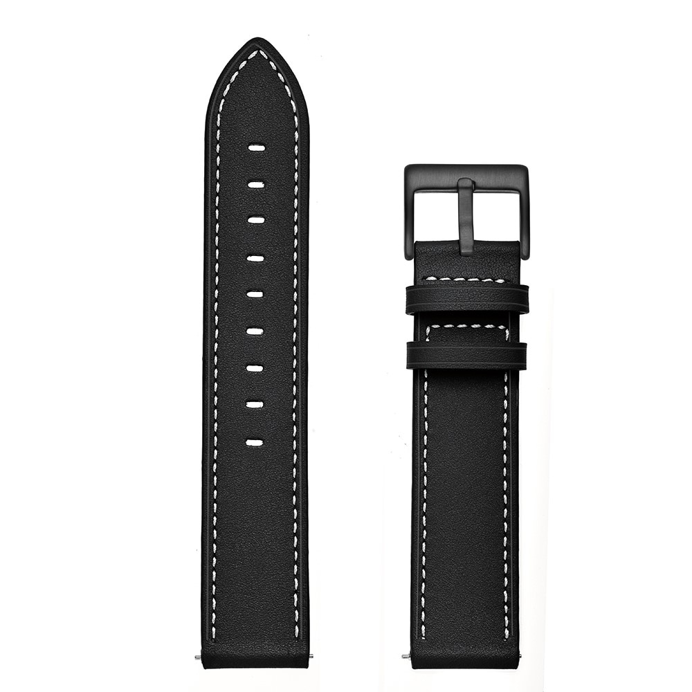 Samsung Galaxy Watch 42mm Leren bandje Zwart