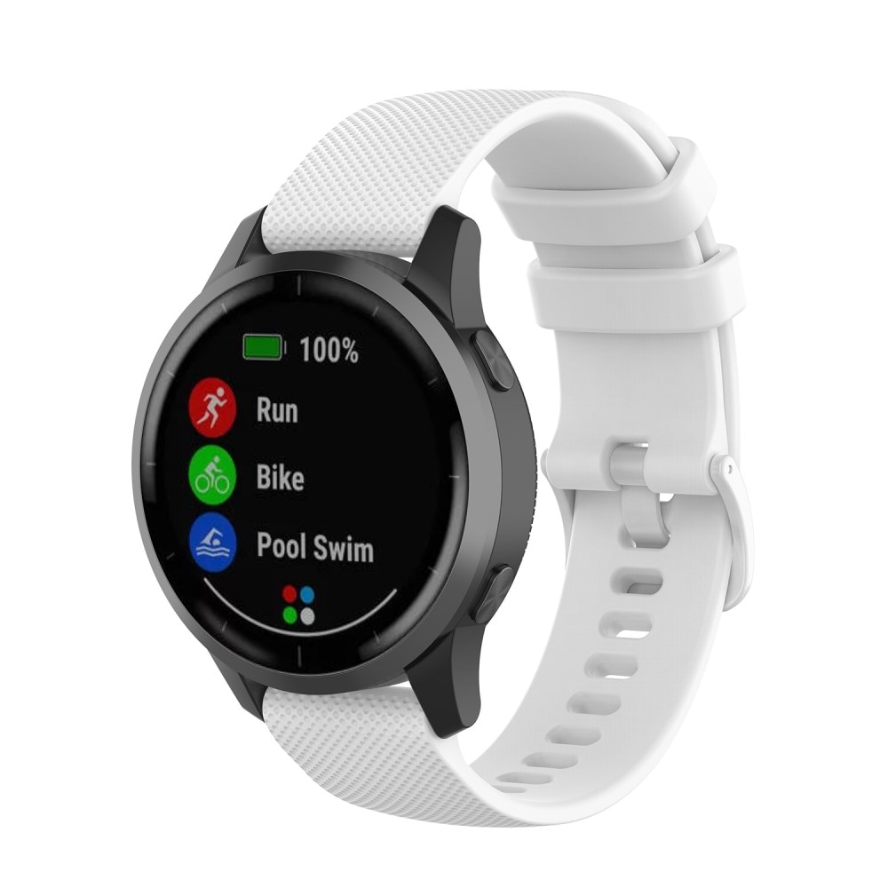 Garmin Vivoactive 4 Siliconen bandje Wit