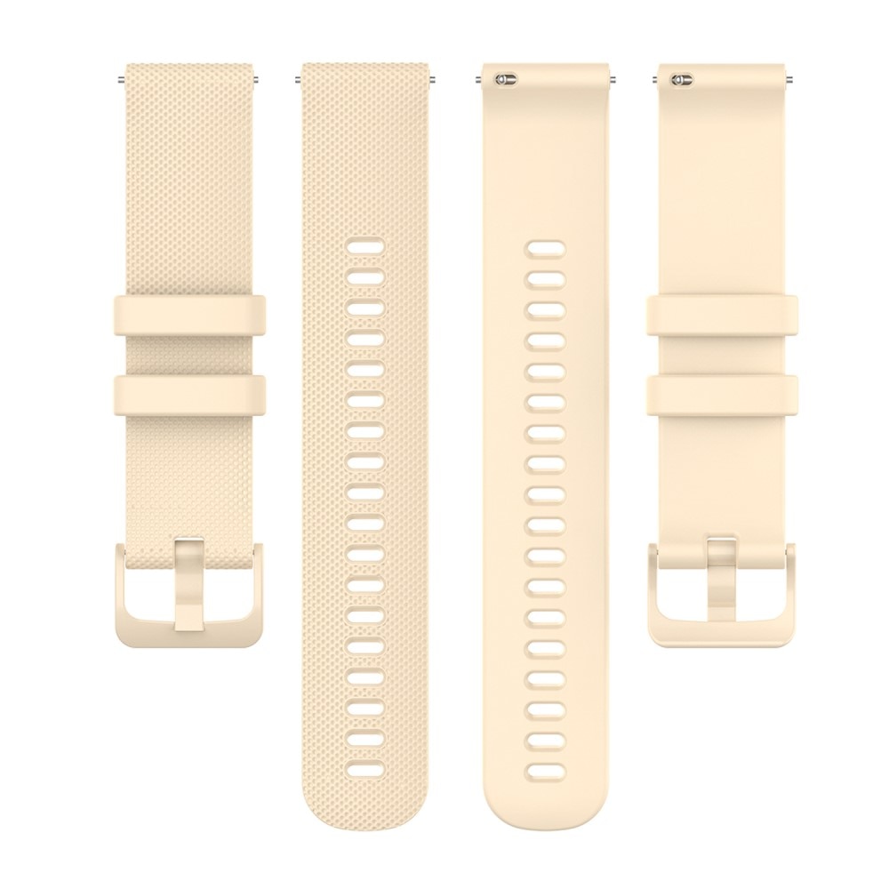 Garmin Vivoactive 4s Siliconen bandje beige