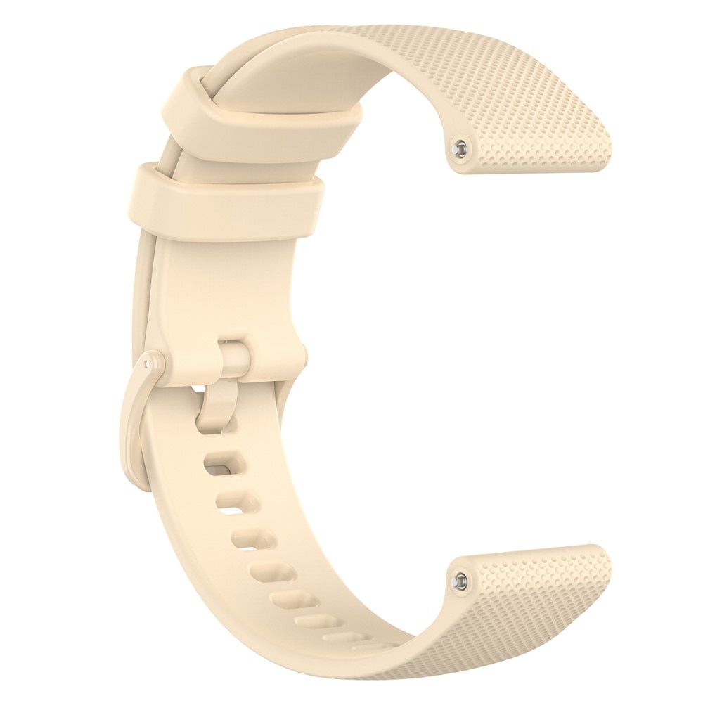 Garmin Vivoactive 4s Siliconen bandje beige